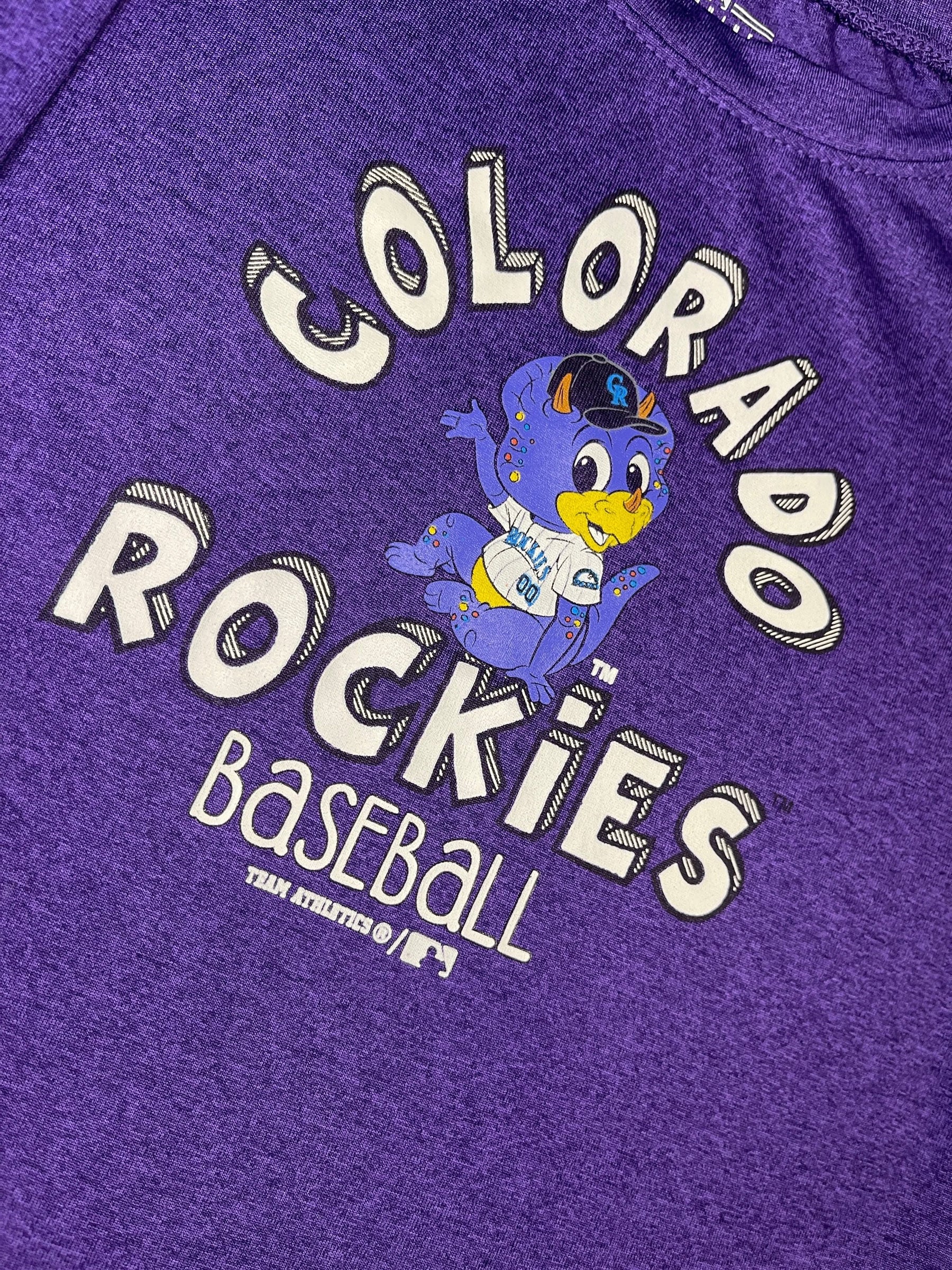 MLB Colorado Rockies Team Athletics Wicking-Style T-Shirt Toddler 4T