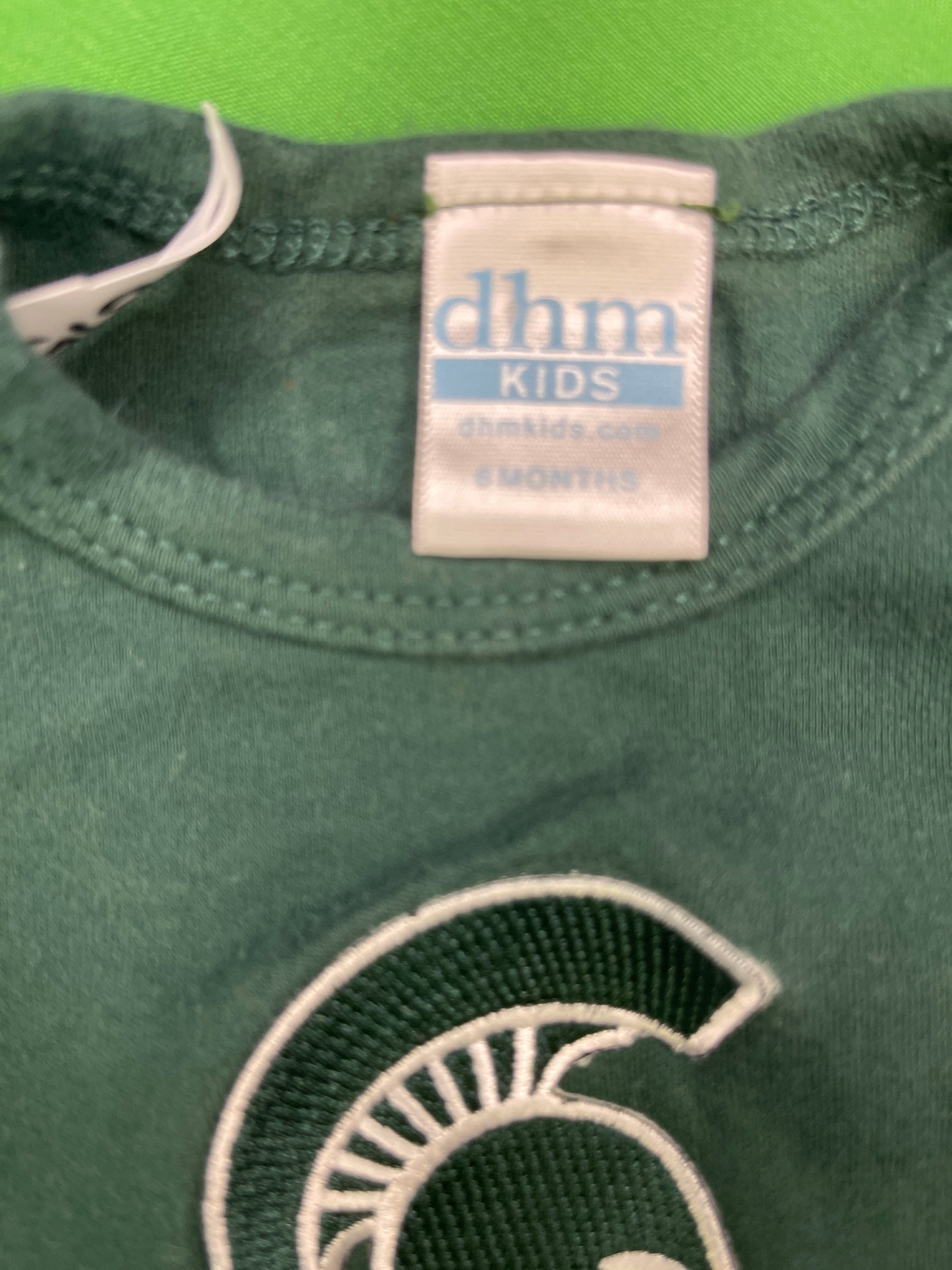 NCAA Michigan State Spartans Infant Baby Bodysuit/Vest 6 Months