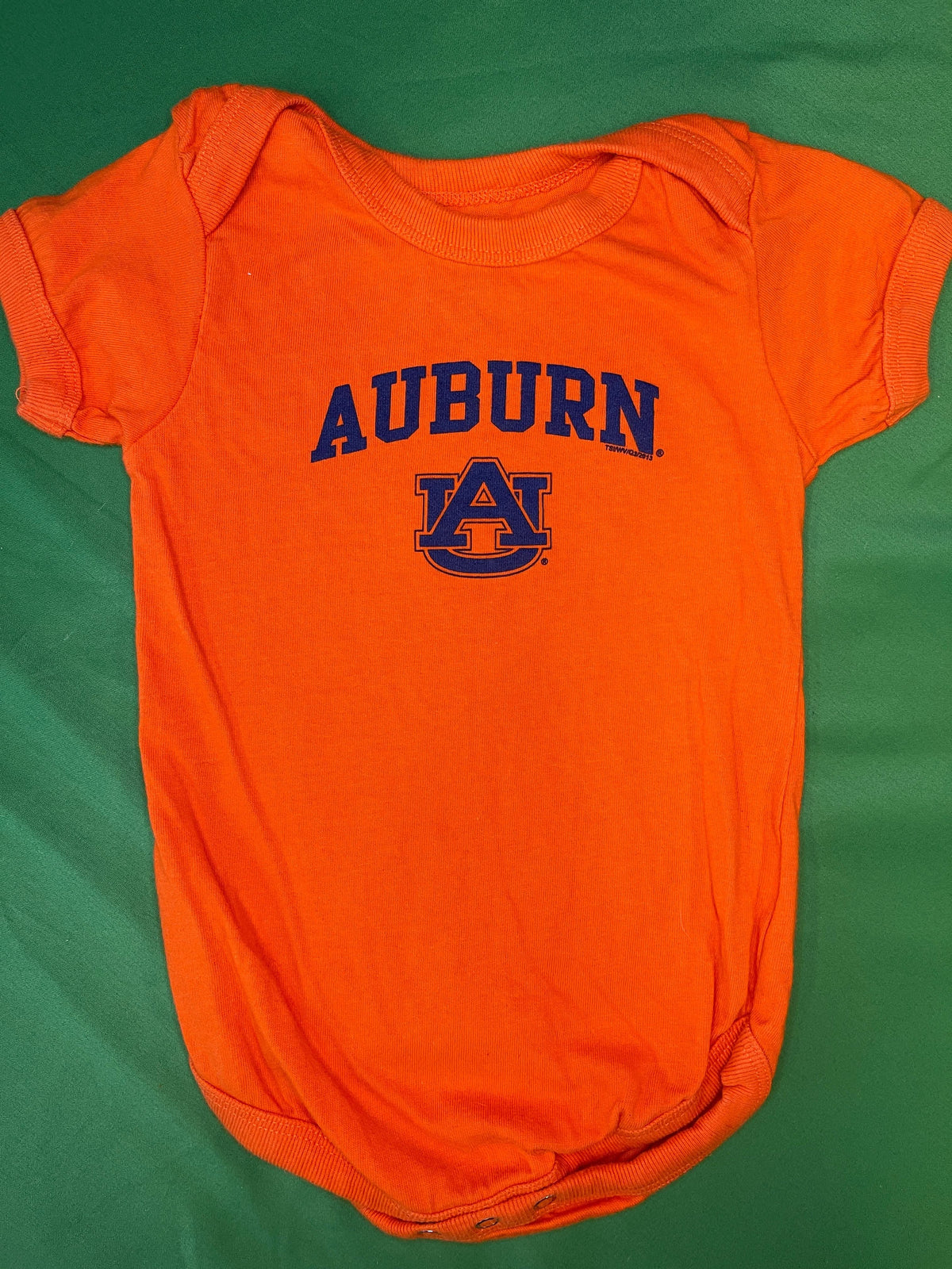 NCAA Auburn Tigers 100% Cotton Infant Baby Bodysuit/Vest 6-12 Months