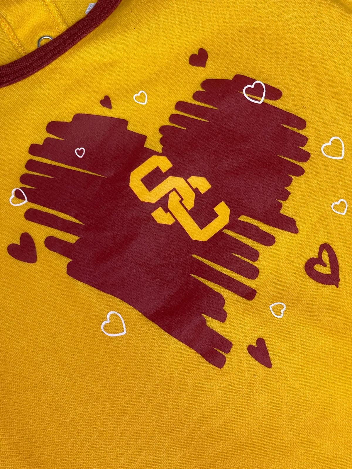 NCAA USC Trojans Baby Bodysuit/Vest Girls' Toddler 18 Months
