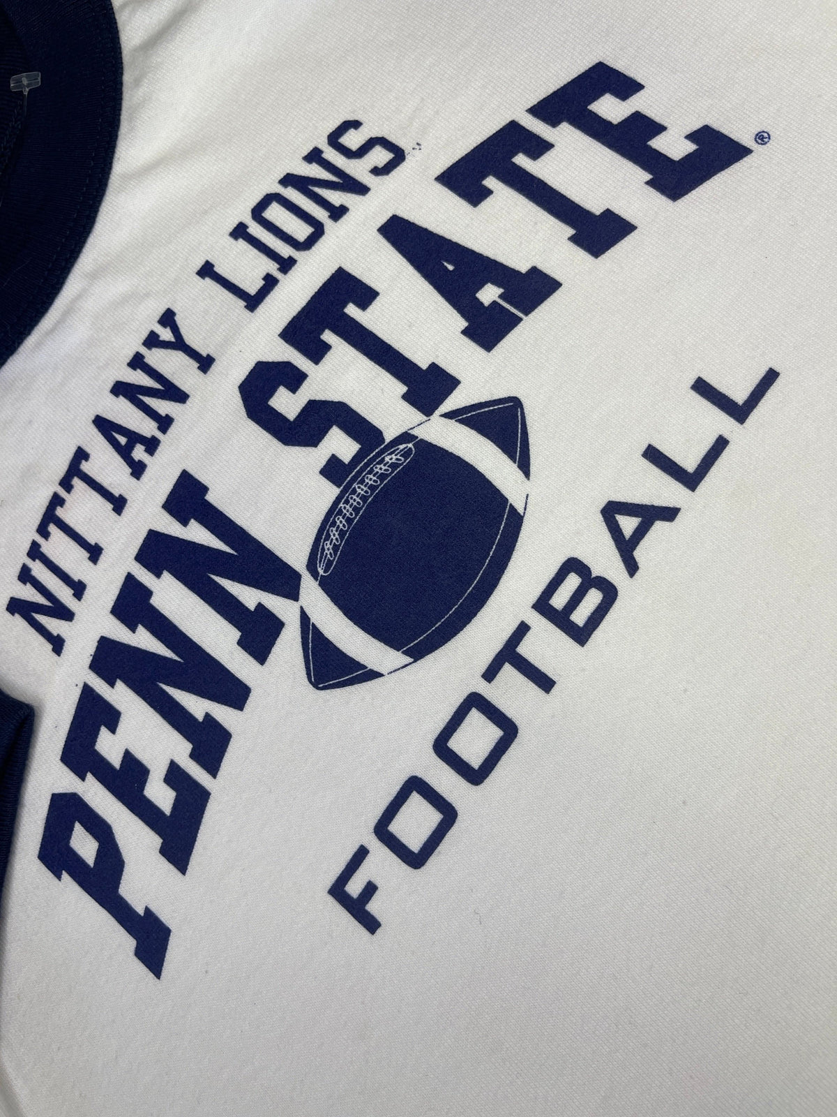 NCAA Penn State Nittany Lions White Ringer T-Shirt Toddler 3T NWT