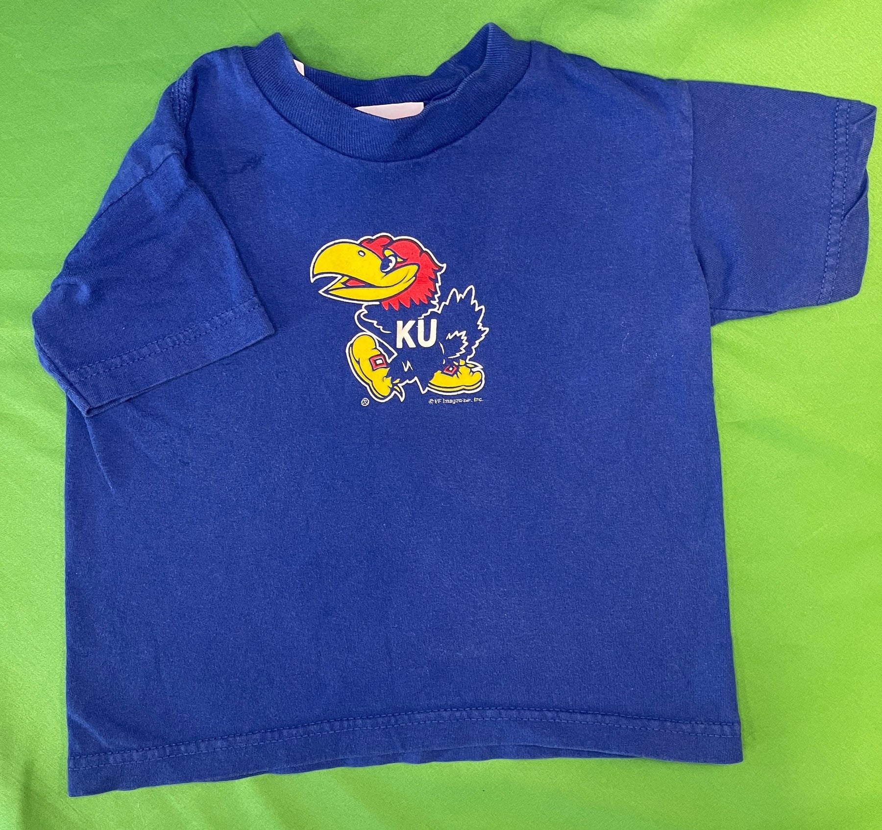 NCAA Kansas Jayhawks 100% Cotton T-Shirt Youth X-Small 4-5