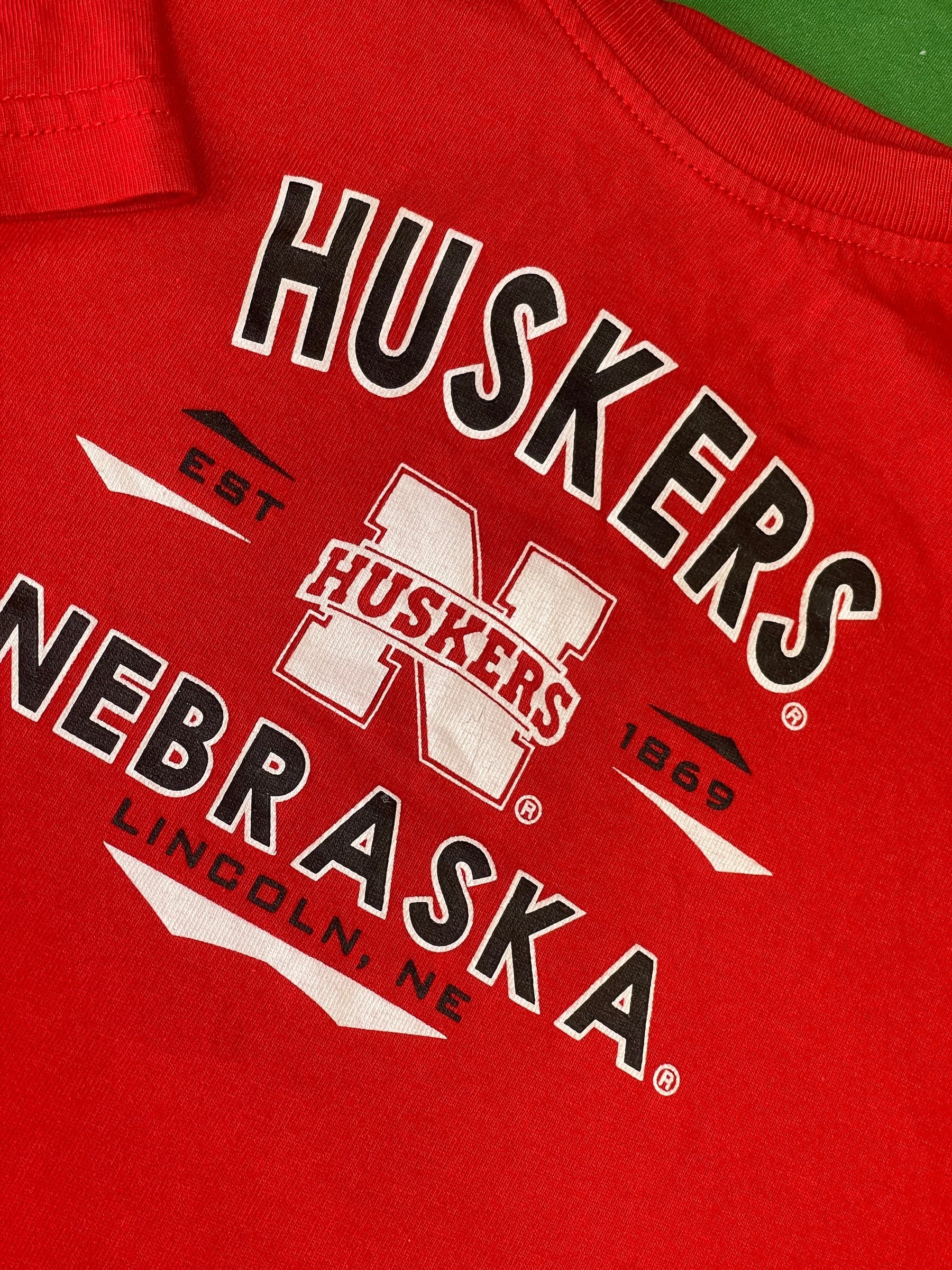 NCAA Nebraska Cornhuskers Russell 100% Cotton T-Shirt Youth X-Small 5