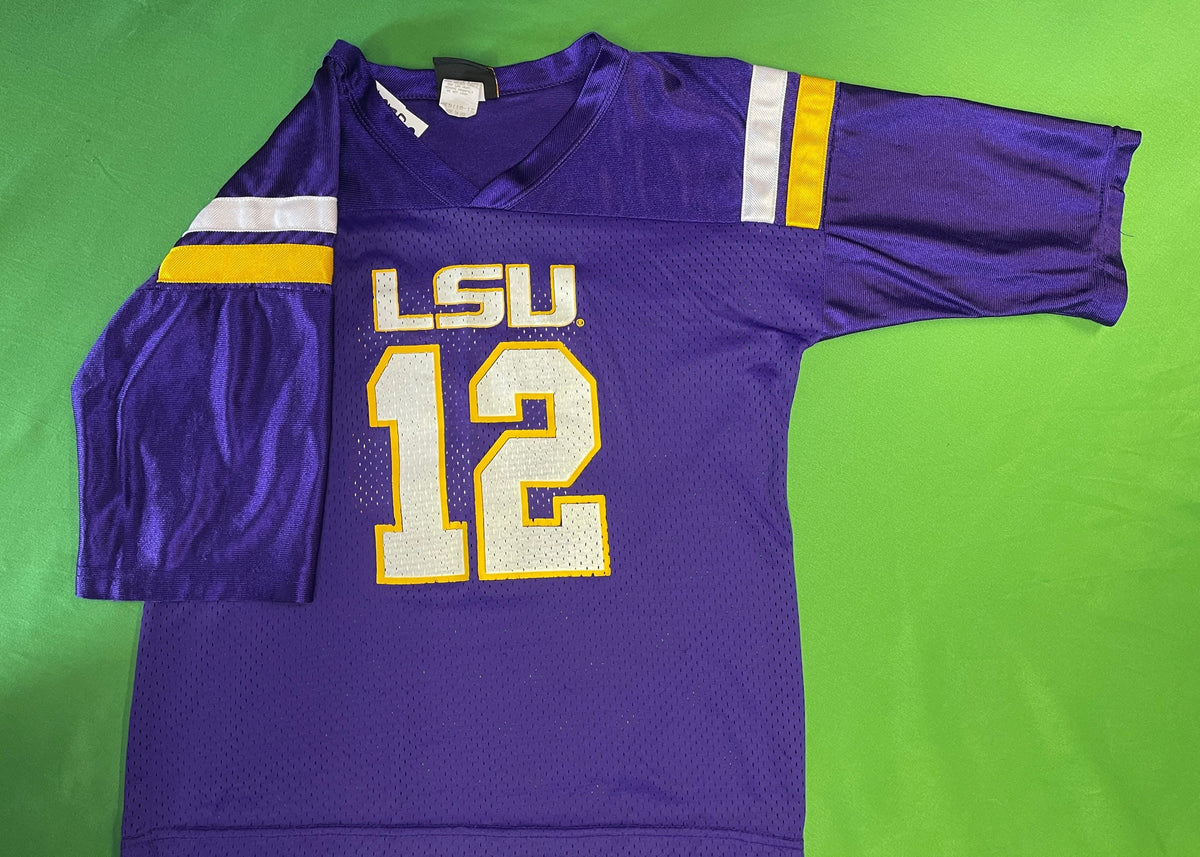 NCAA Louisiana State LSU Tigers Half-Sleeve Jersey Youth Medium 10-12