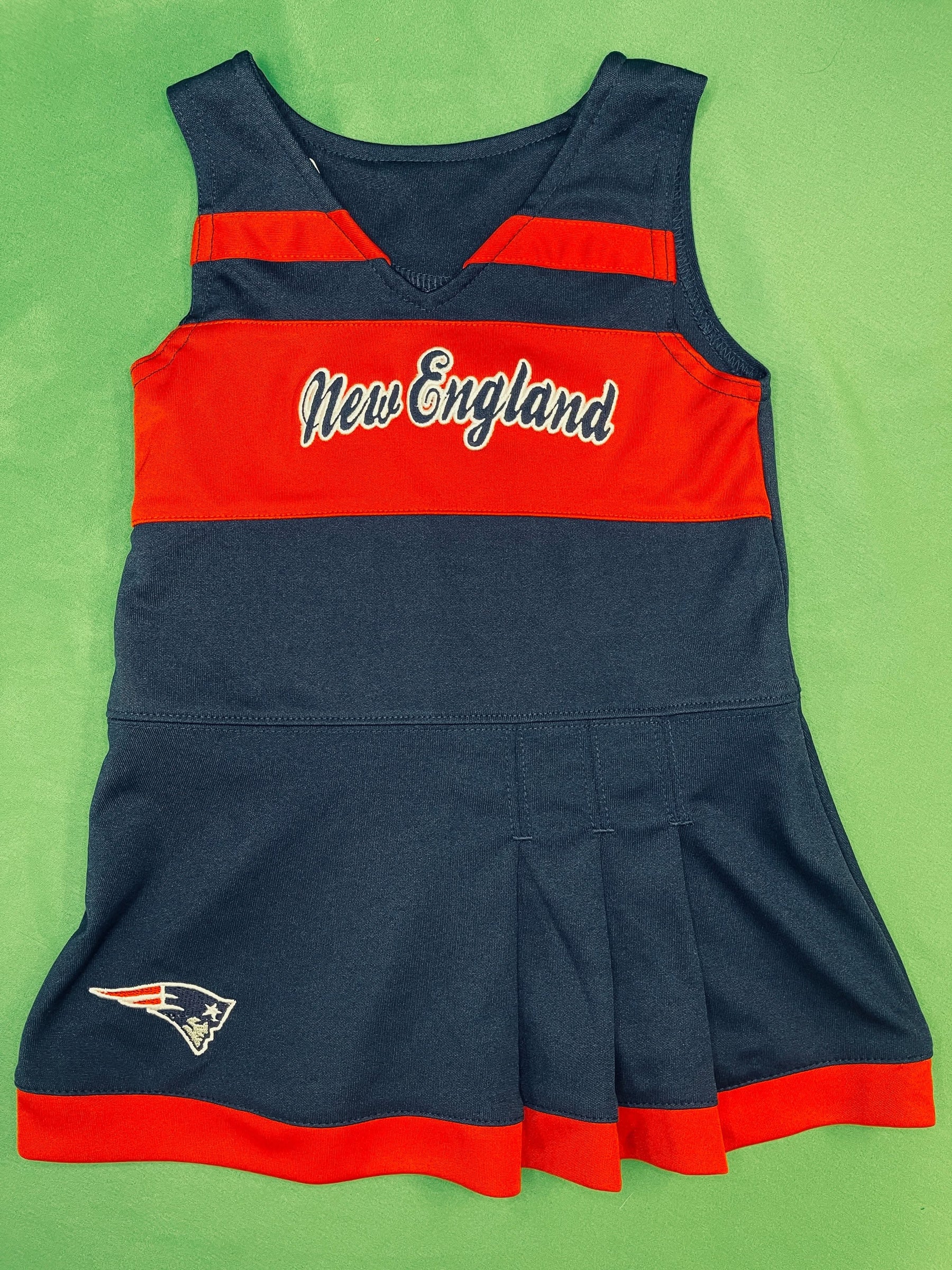 NFL New England Patriots Cheerleader Dress Infant Toddler 24 Months