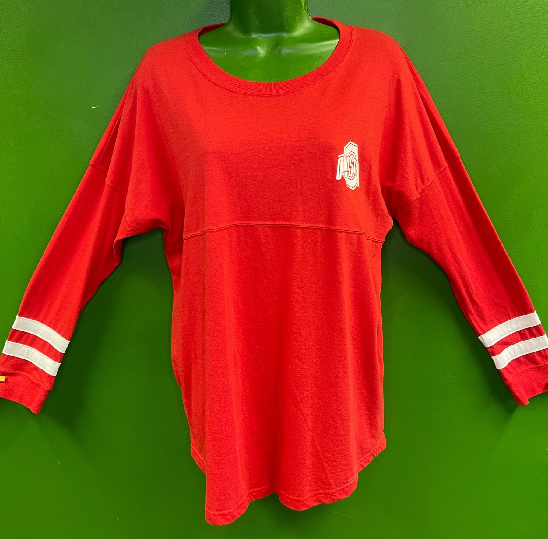 NCAA Ohio State Buckeyes Oversized L/S Top Women's Medium