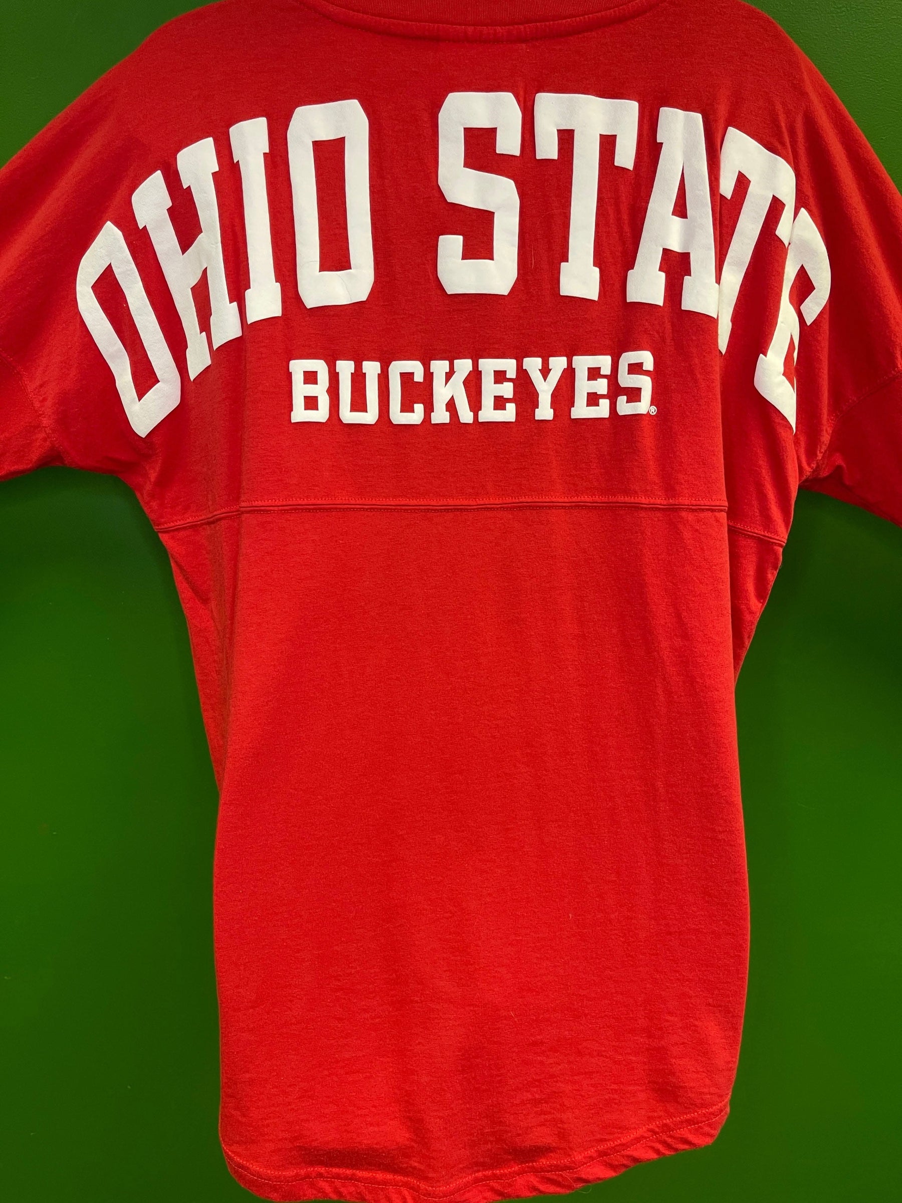 NCAA Ohio State Buckeyes Oversized L/S Top Women's Medium