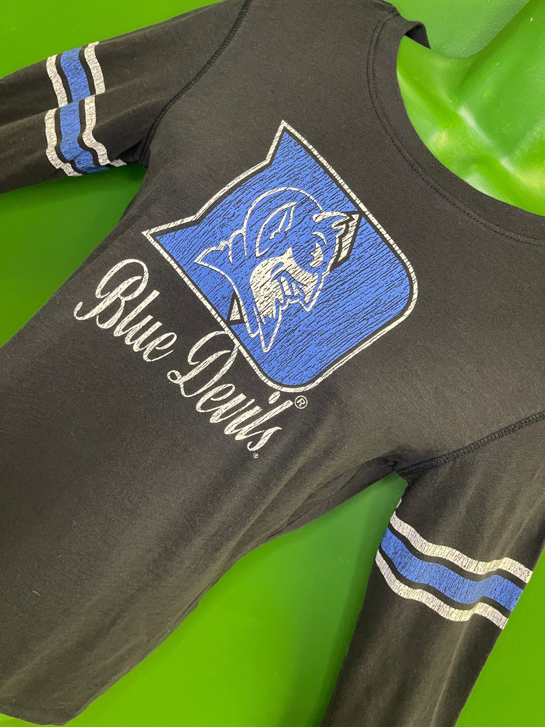 NCAA Duke Blue Devils Colosseum L/S Black T-Shirt Women's Medium