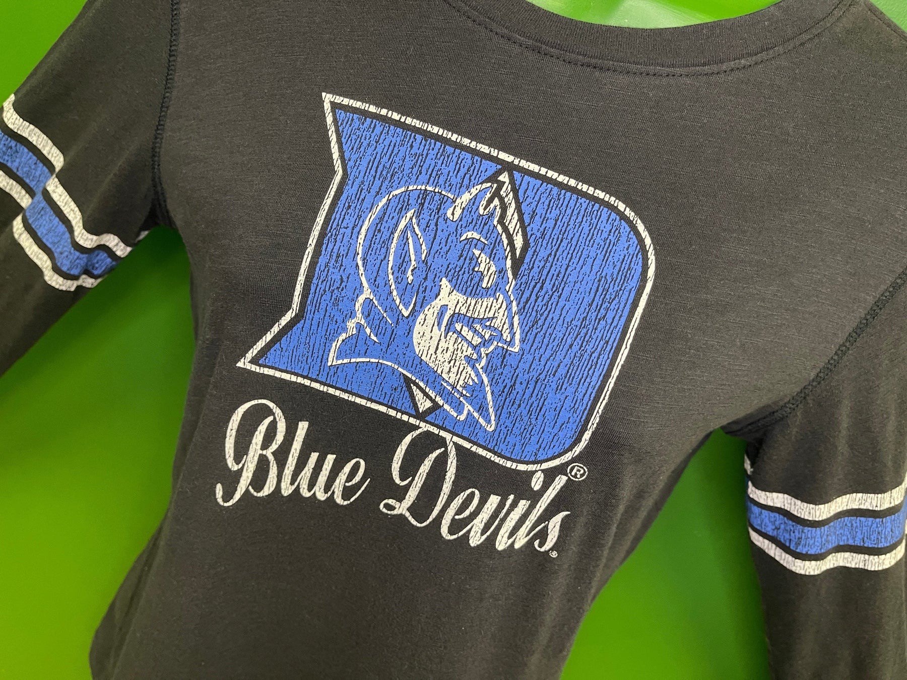 NCAA Duke Blue Devils Colosseum L/S Black T-Shirt Women's Medium