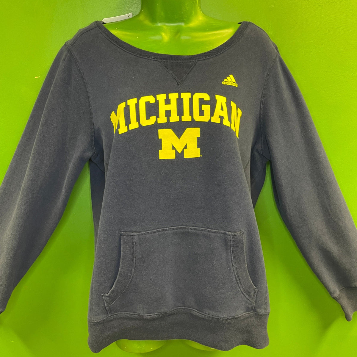 NCAA Michigan Wolverines Blue Sweatshirt Top Women's Large