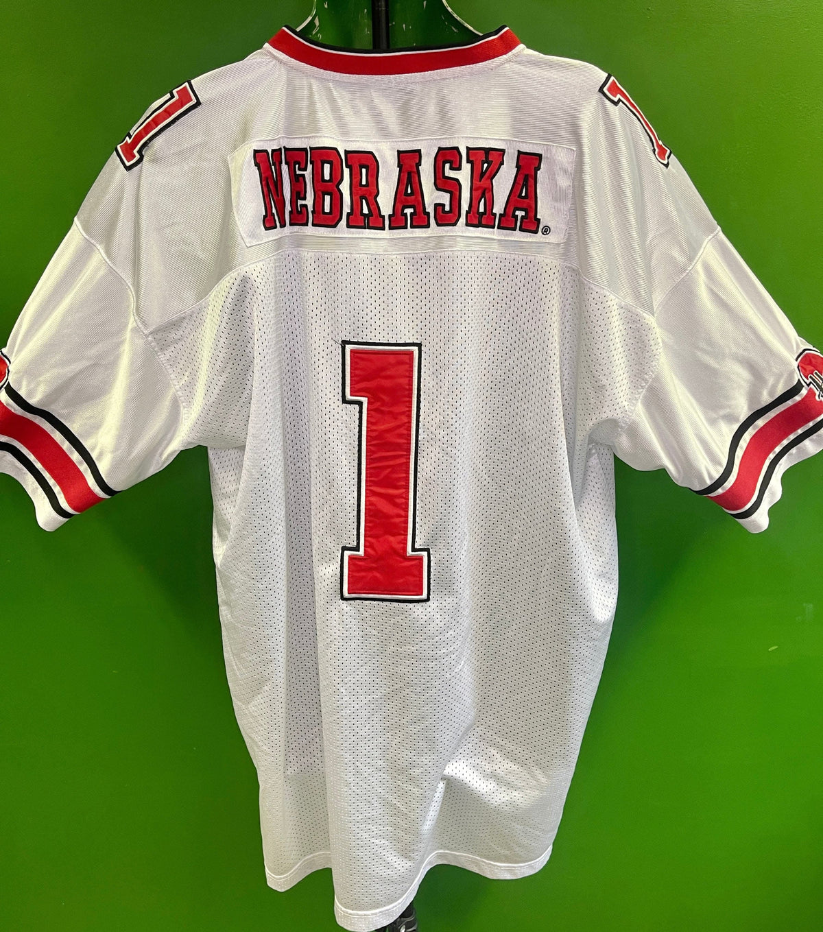 NCAA Nebraska Cornhuskers Colosseum #1 Stitched Mesh Jersey Men's 2X-Large