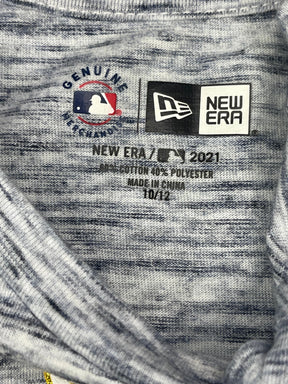 MLB Milwaukee Brewers New Era Space Dye Sparkly T-Shirt Youth Girls Medium 10-12