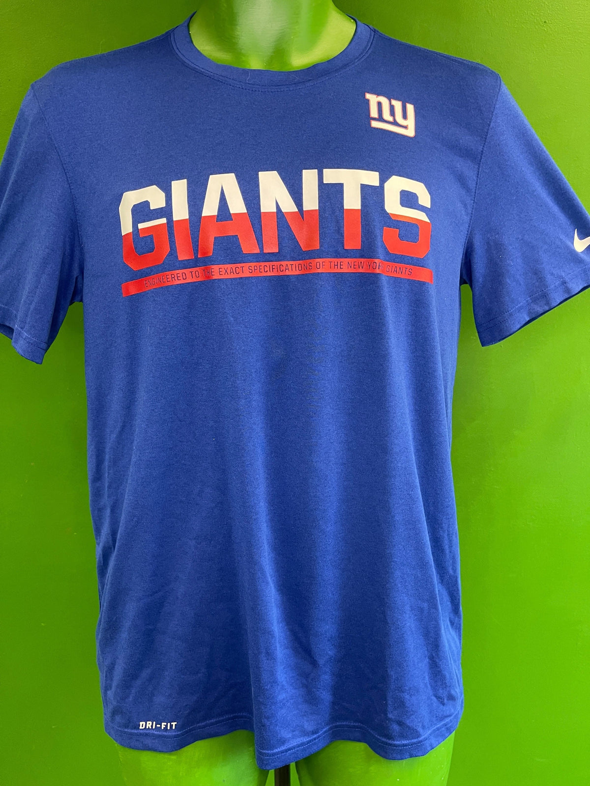 NFL New York Giants Nike Dri-Fit Training T-Shirt Men's Small