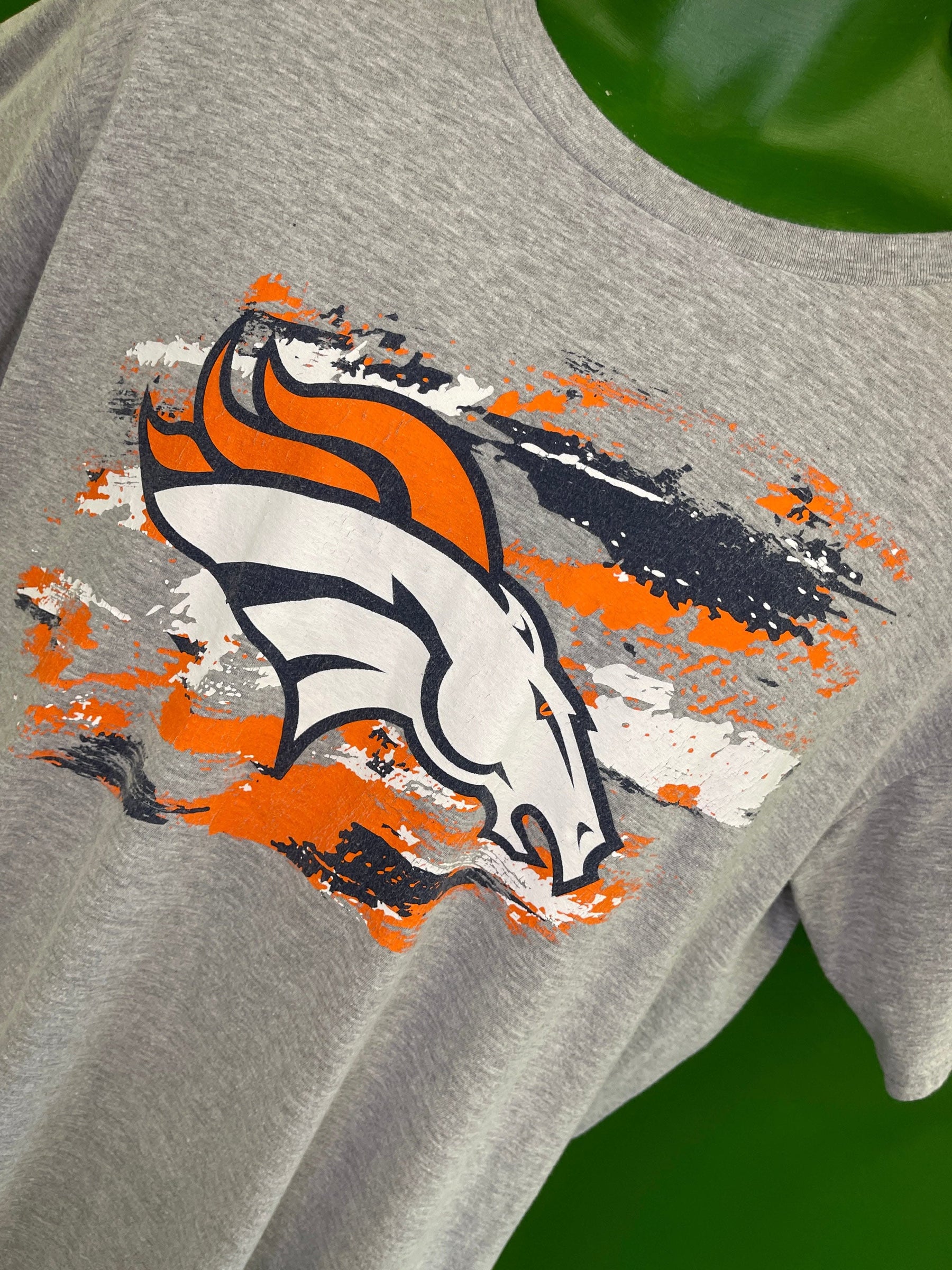 NFL Denver Broncos ProLine Fanatics Heathered Grey T-Shirt Men's Large