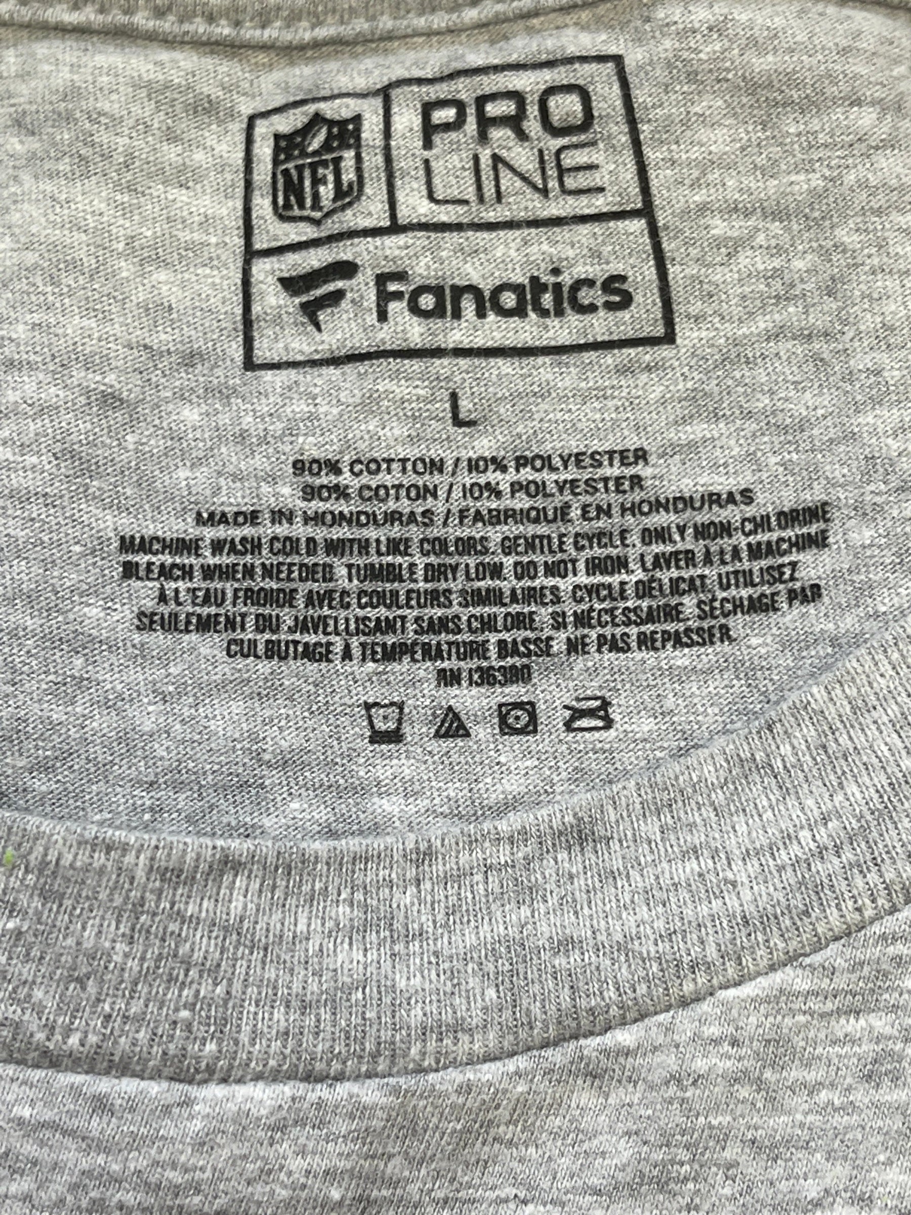 NFL Denver Broncos ProLine Fanatics Heathered Grey T-Shirt Men's Large
