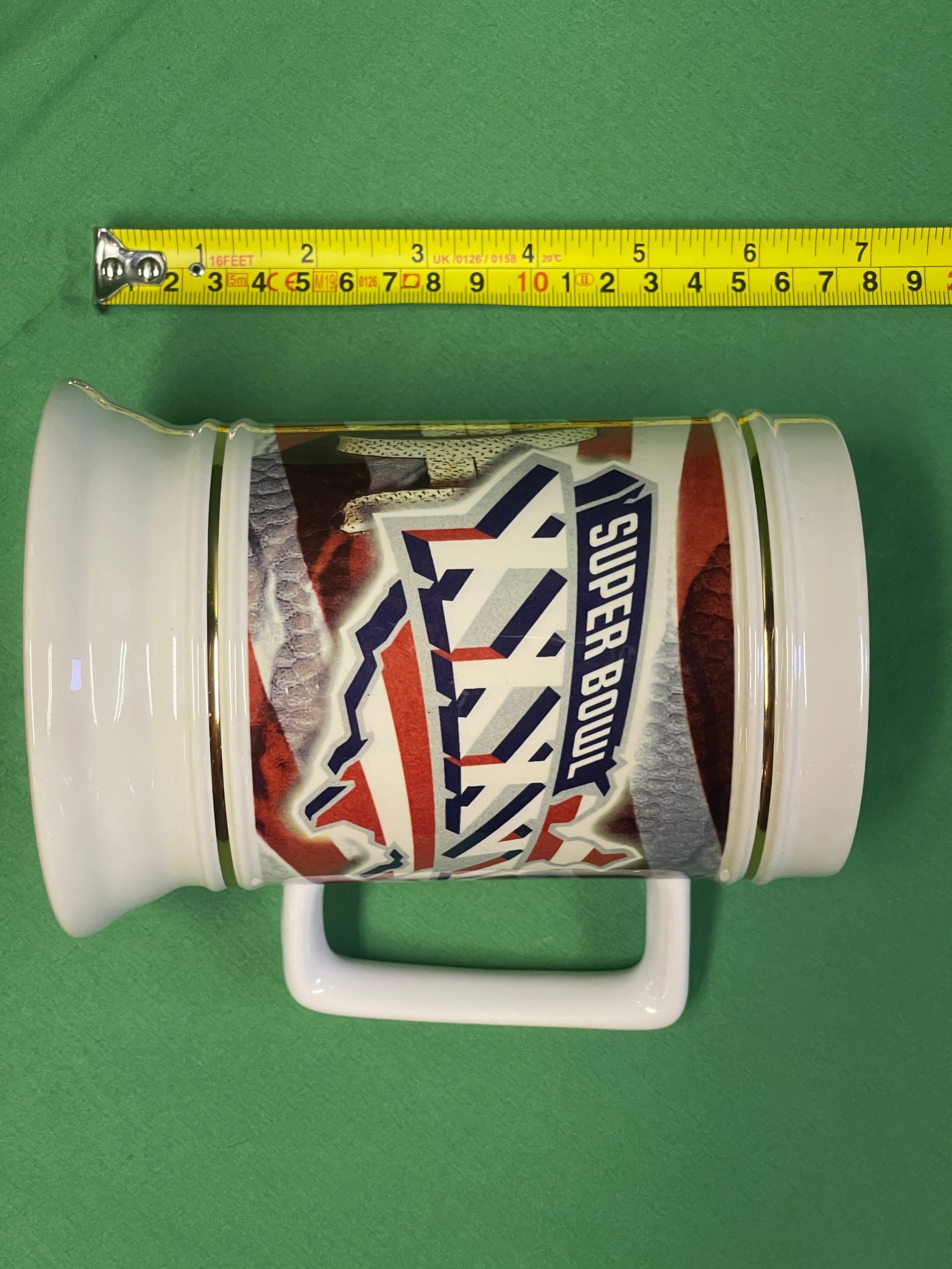 NFL New England Patriots Super Bowl XXXVI Mug Stein Tankard