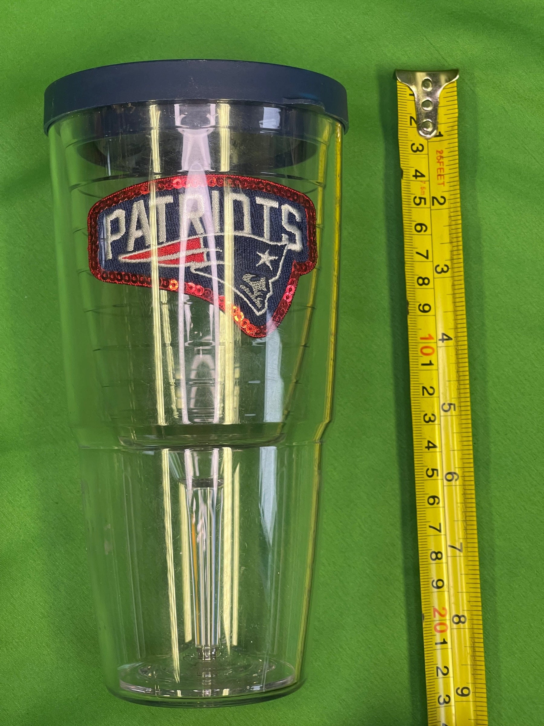 NFL New England Patriots Tervis Double Walled Plastic Tumbler Cup