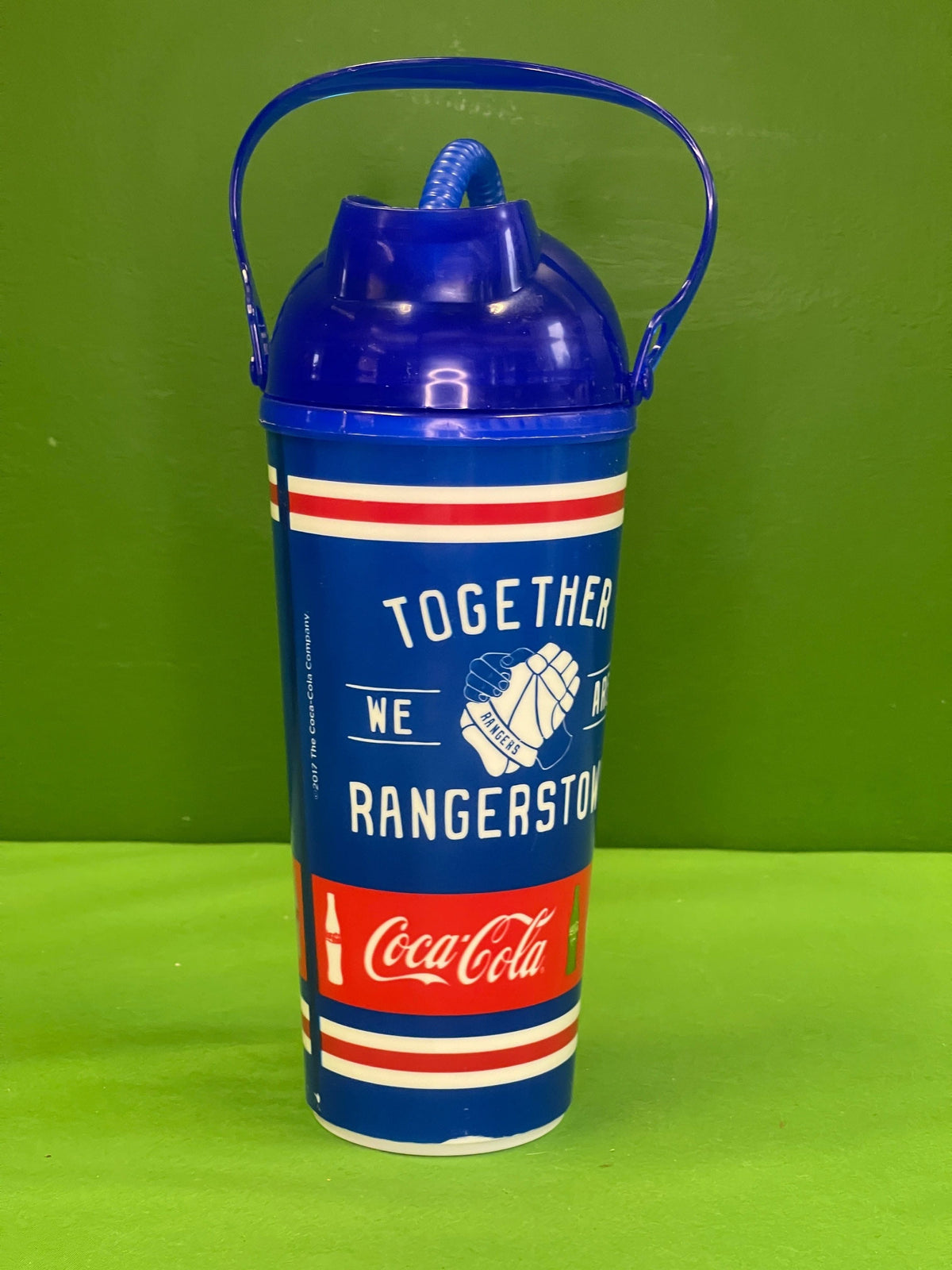 NHL New York Rangers Stadium Cup Tumbler w/Straw & Lid