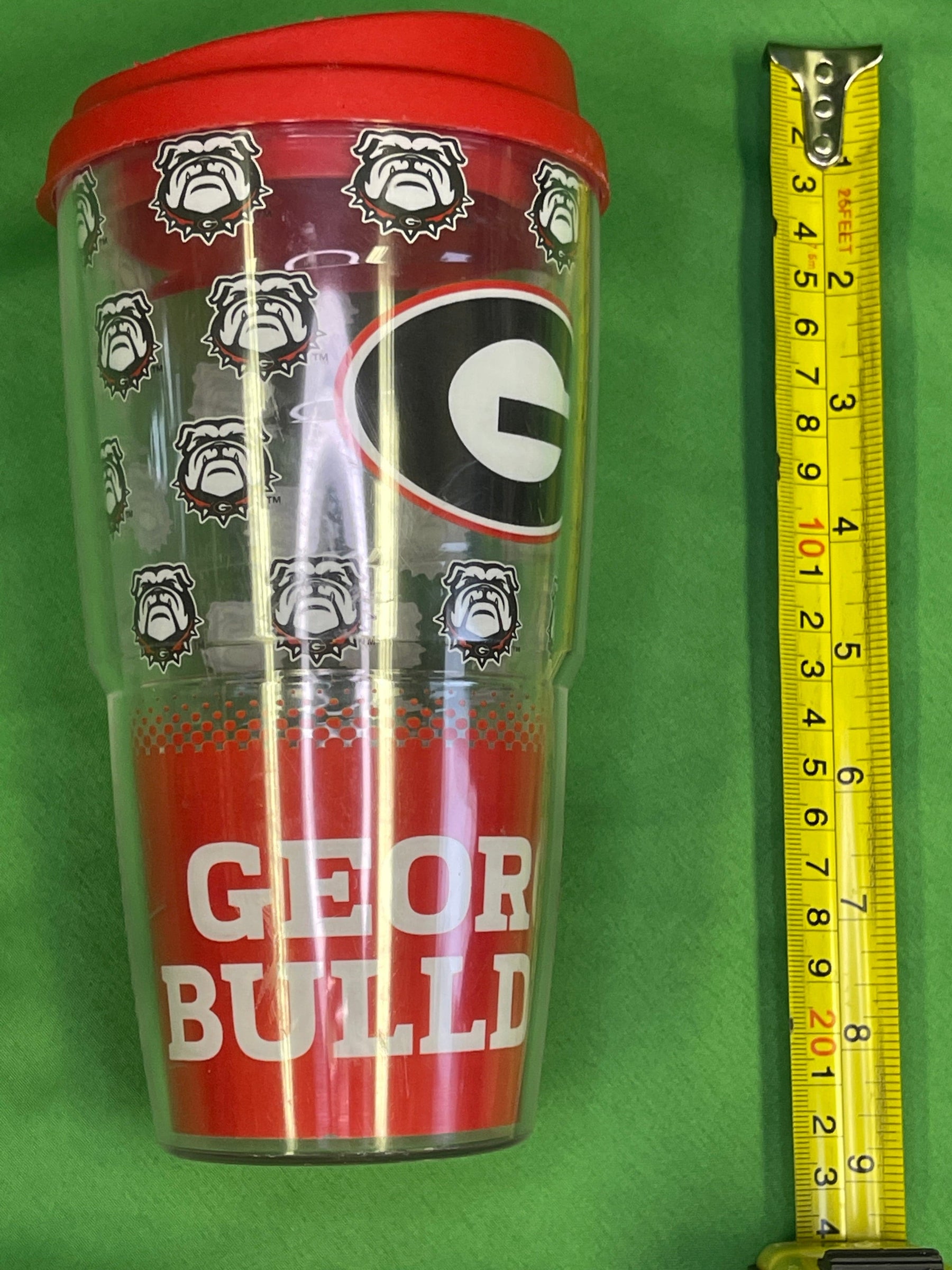 NCAA Georgia Bulldogs Double Walled Insulated Tumbler