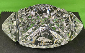 NFL Denver Broncos Waterford Crystal Super Bowl XXXIII Commemorative Souvenir w/Box