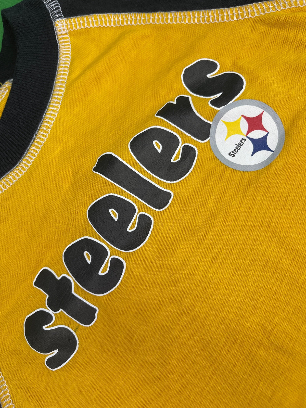 NFL Pittsburgh Steelers Colour Blocked Infant Bodysuit/Vest Newborn 0-3 Months