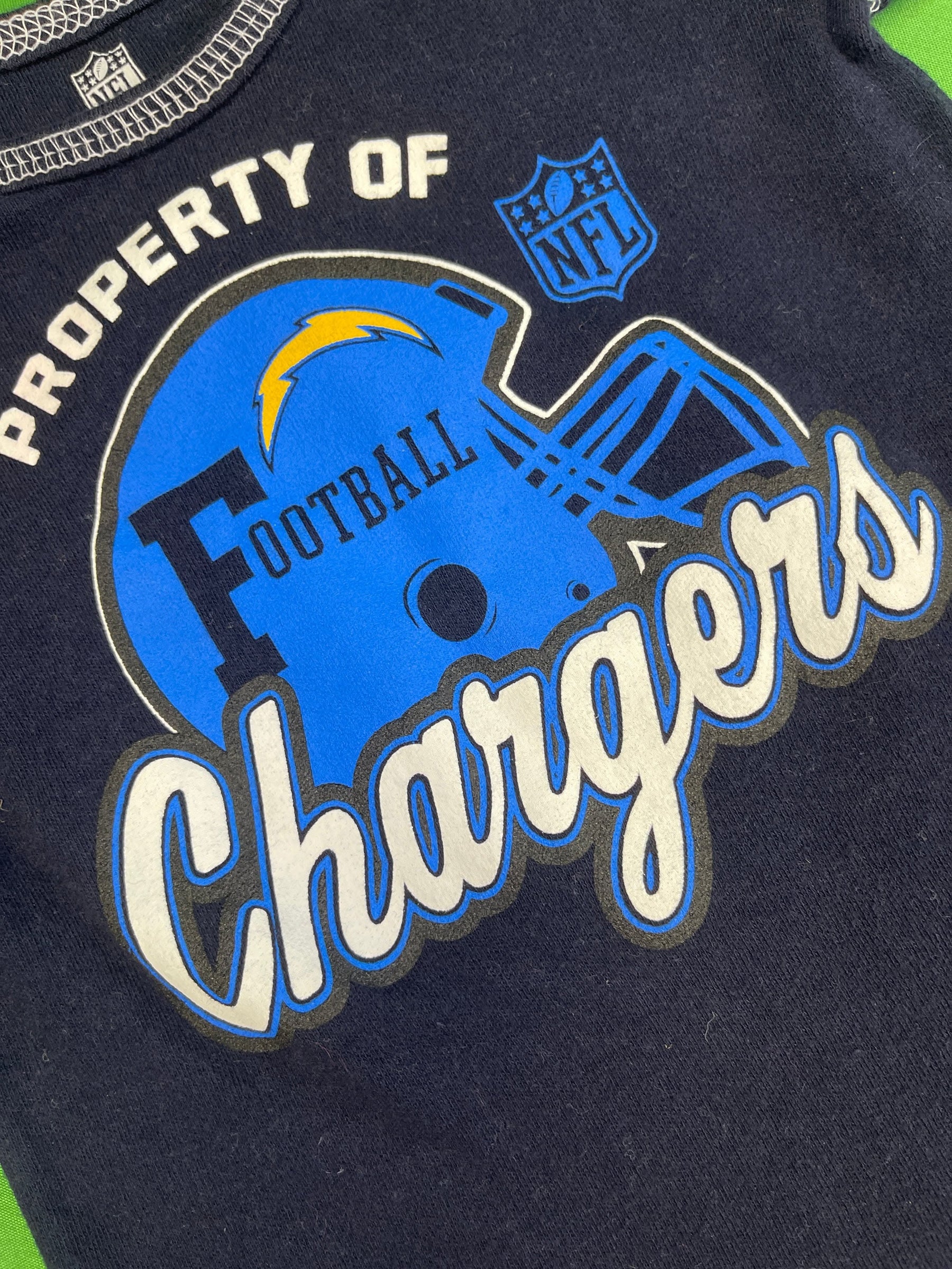 NFL Los Angeles Chargers Infant Bodysuit/Vest Newborn 0-3 Months