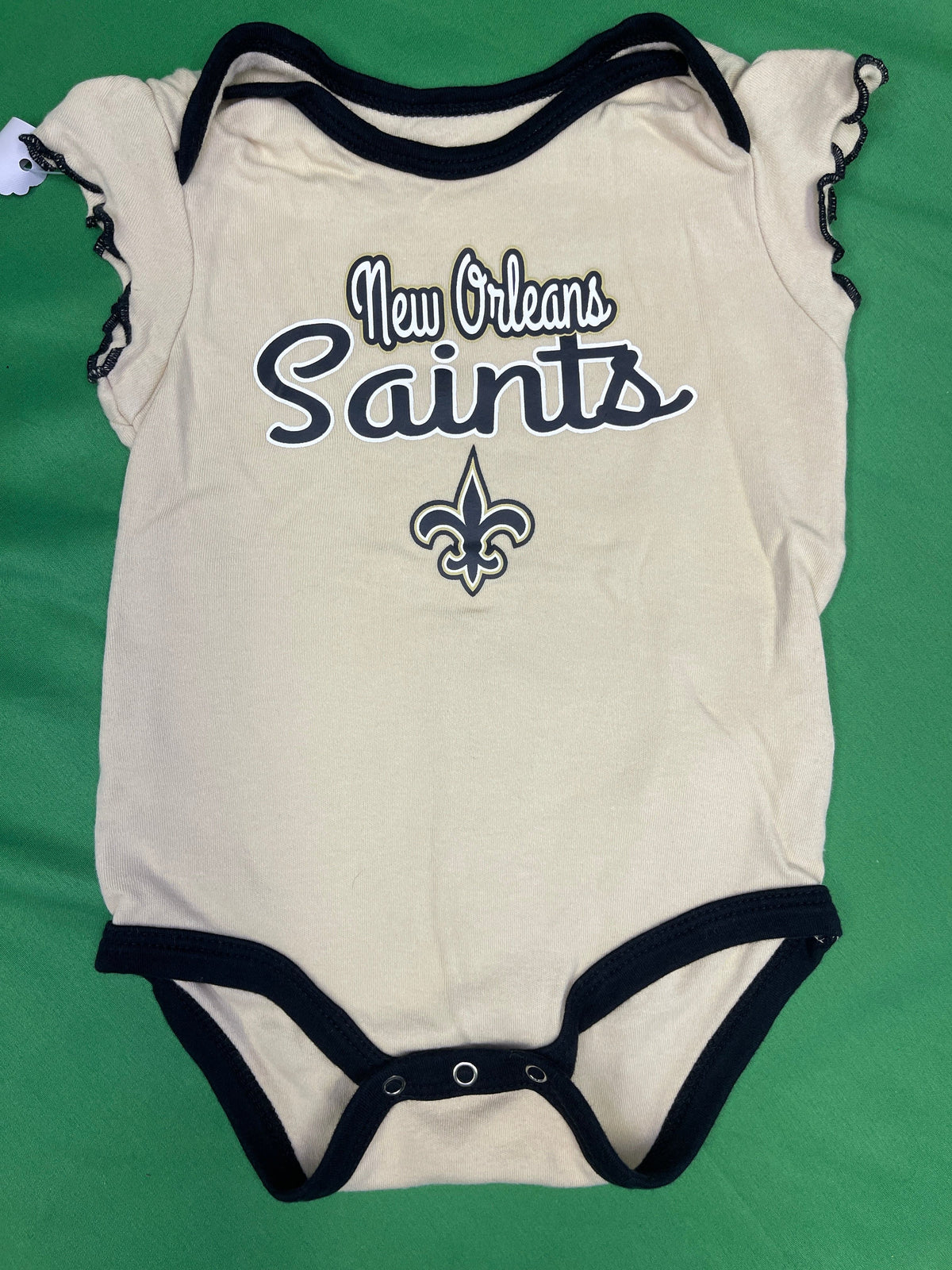 NFL New Orleans Saints Ruffly Bodysuit Girls' Infant 6-9 Months