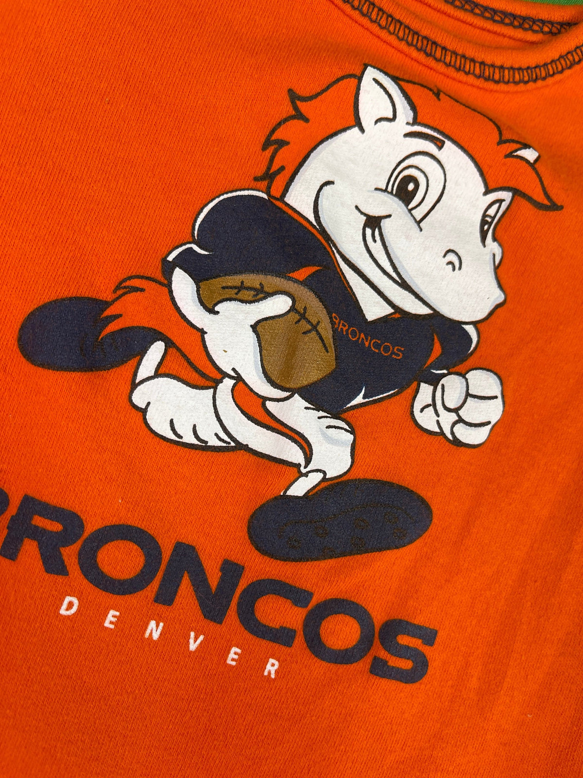 NFL Denver Broncos Miles Mascot Vest Bodysuit Infant 3-6 Months