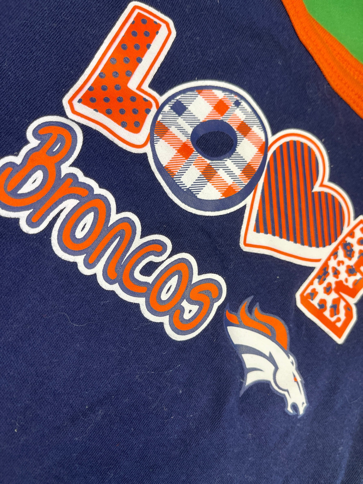 NFL Denver Broncos Baby Infant Vest/Bodysuit 6-9 Months