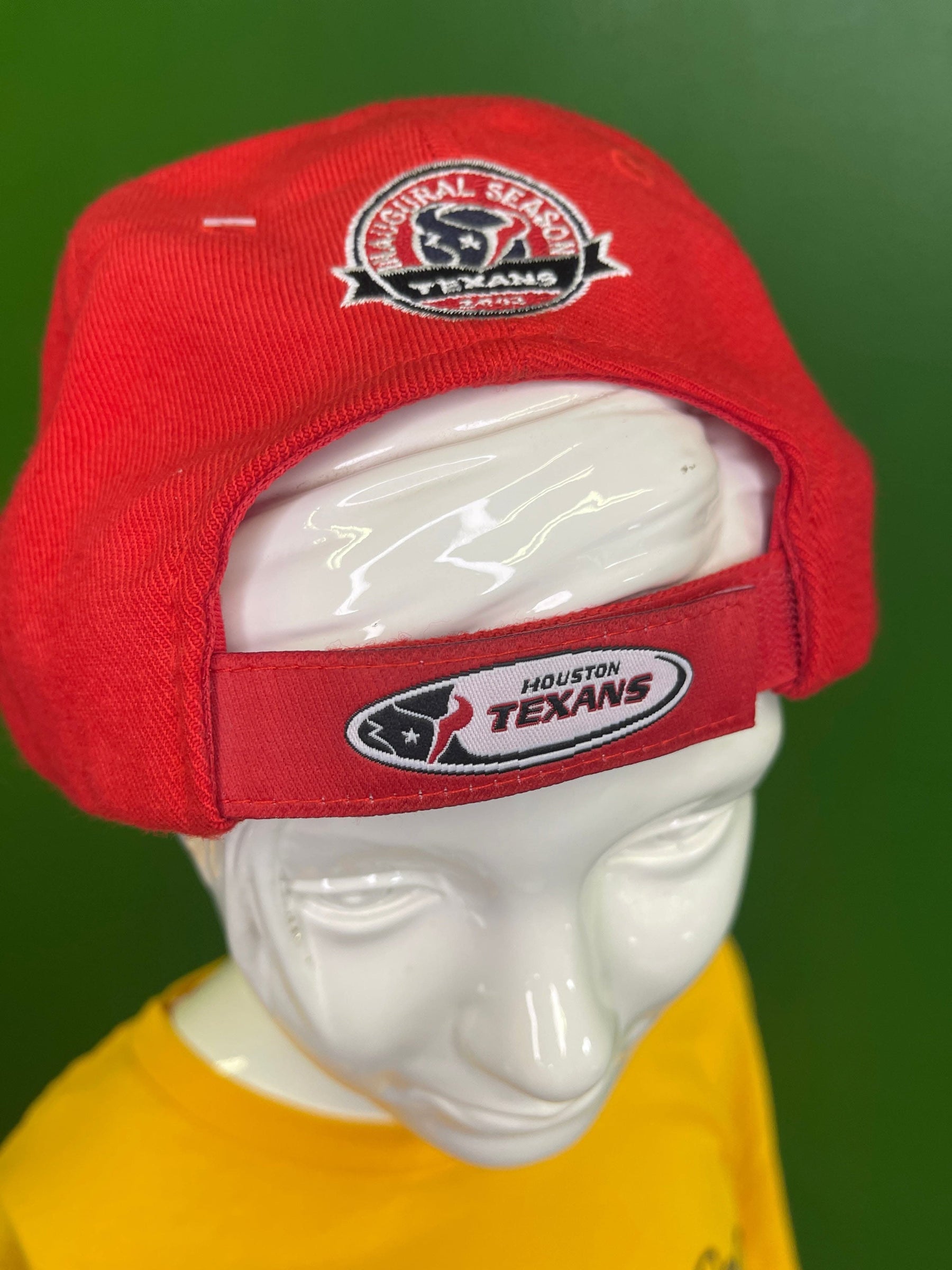 NFL Houston Texans Reebok Vintage 2002 Inaugural Season Strapback OSFM