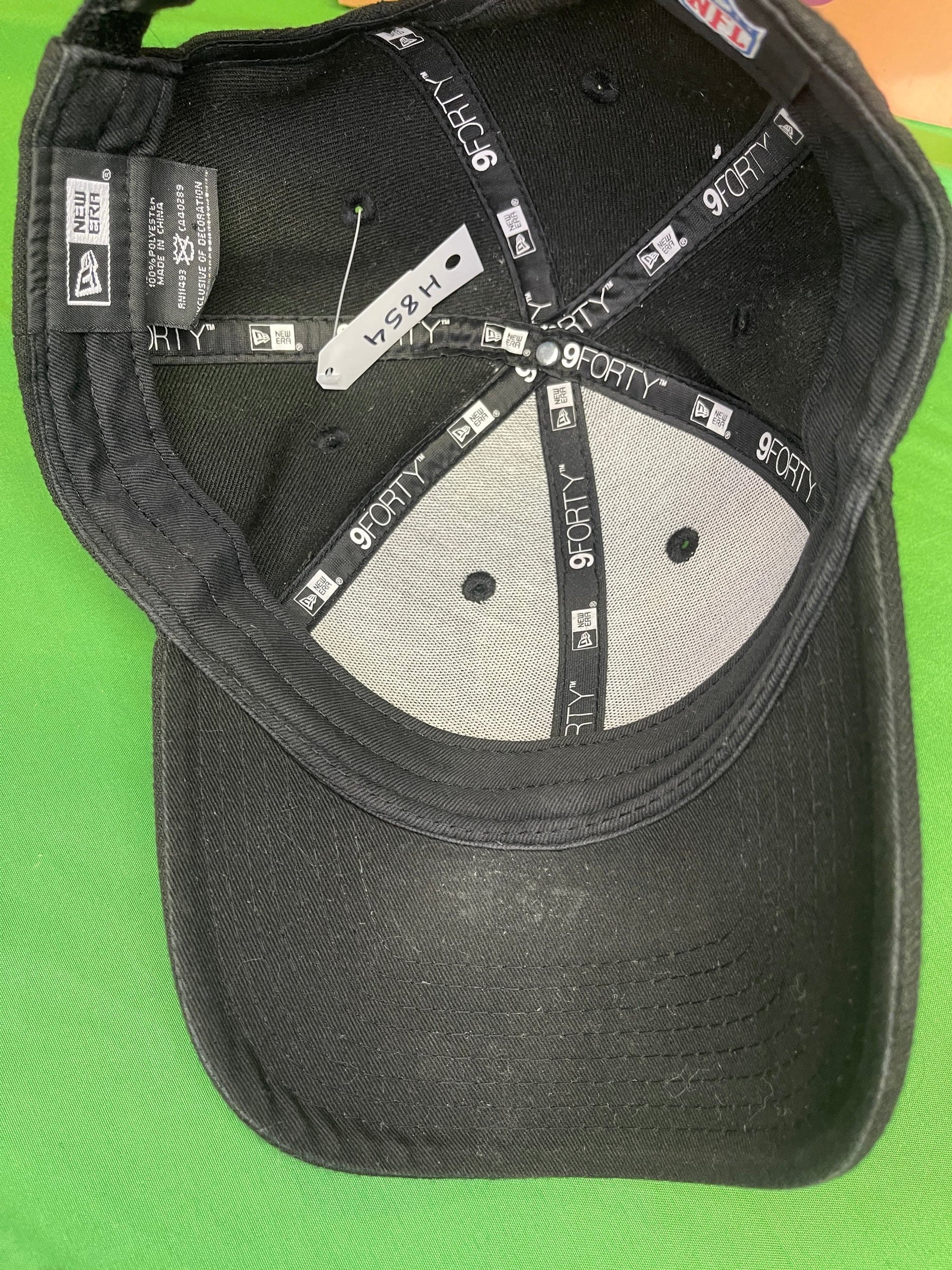 NFL Las Vegas Raiders New Era 9Forty Snapback Hat/Cap OSFM