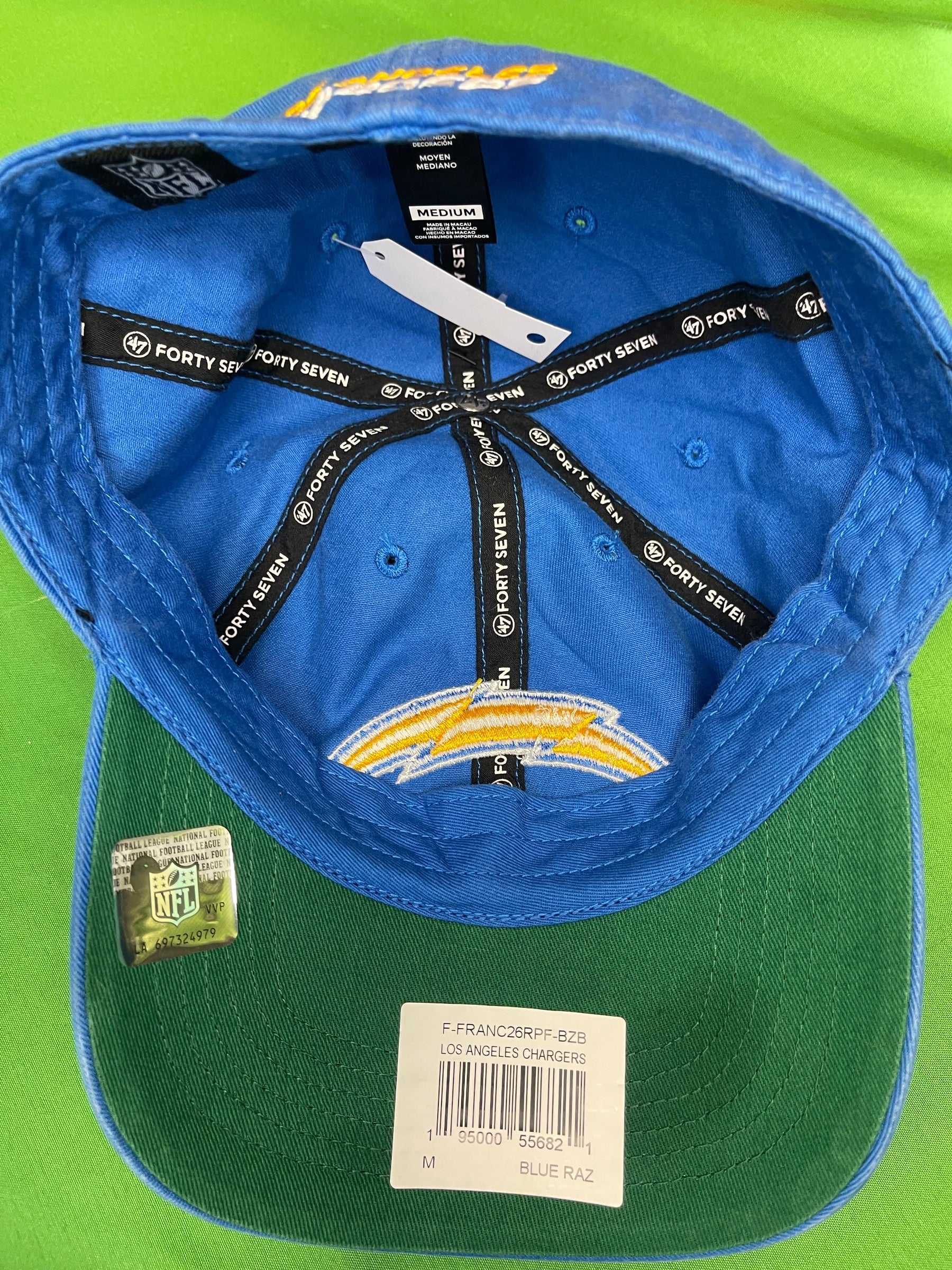 NFL Los Angeles Chargers '47 Baseball Hat/Cap Medium NWT