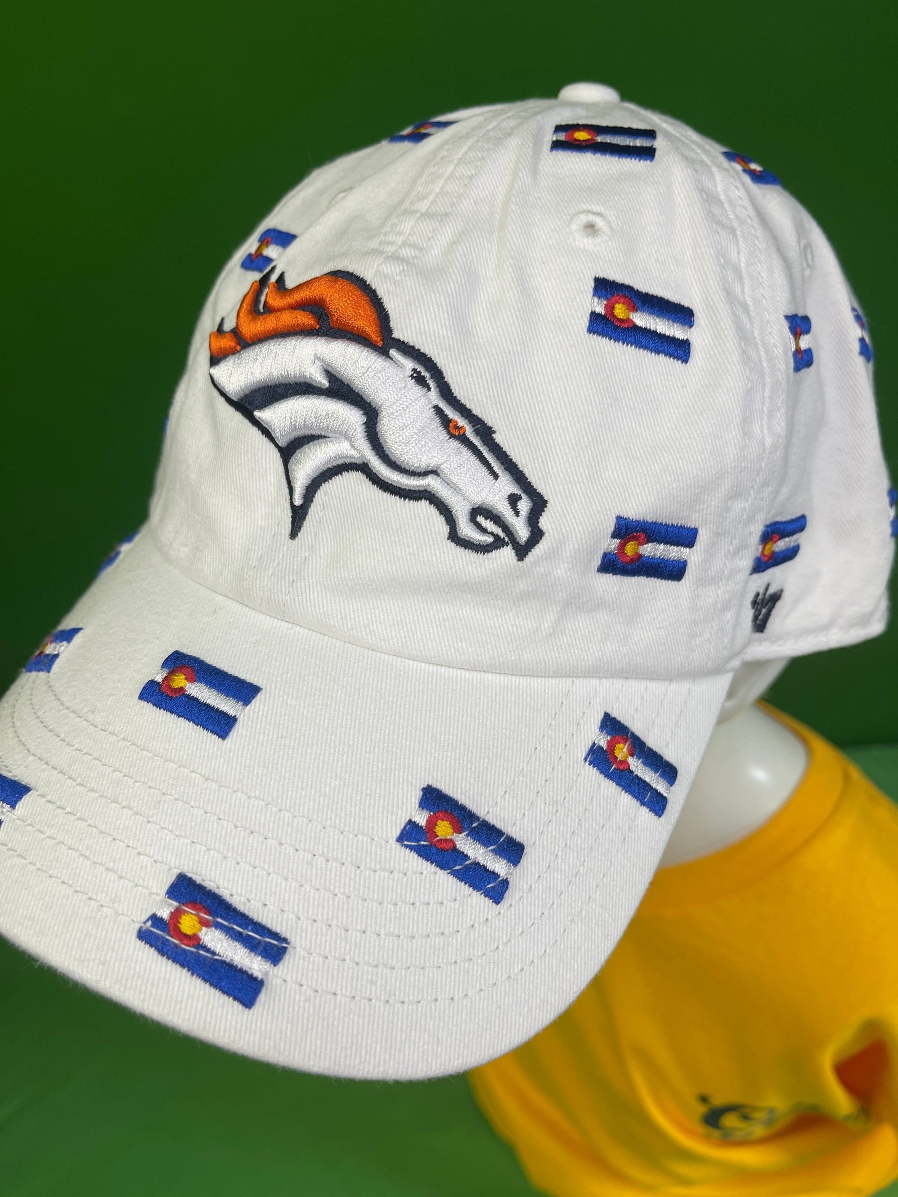 NFL Denver Broncos '47 Colorado Flag Adjustable Strapback Hat/Cap Women's OSFM NWT