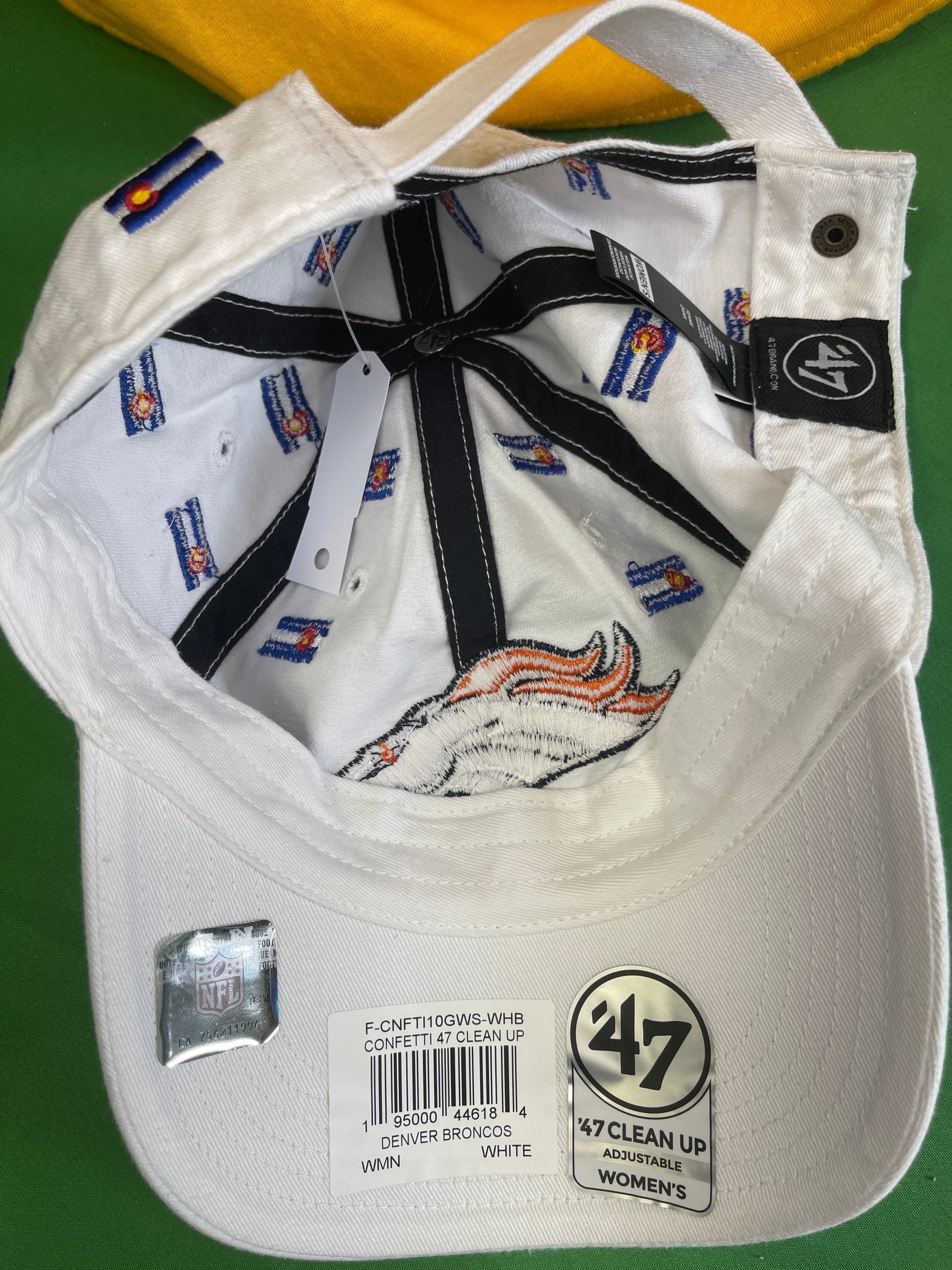 NFL Denver Broncos '47 Colorado Flag Adjustable Strapback Hat/Cap Women's OSFM NWT