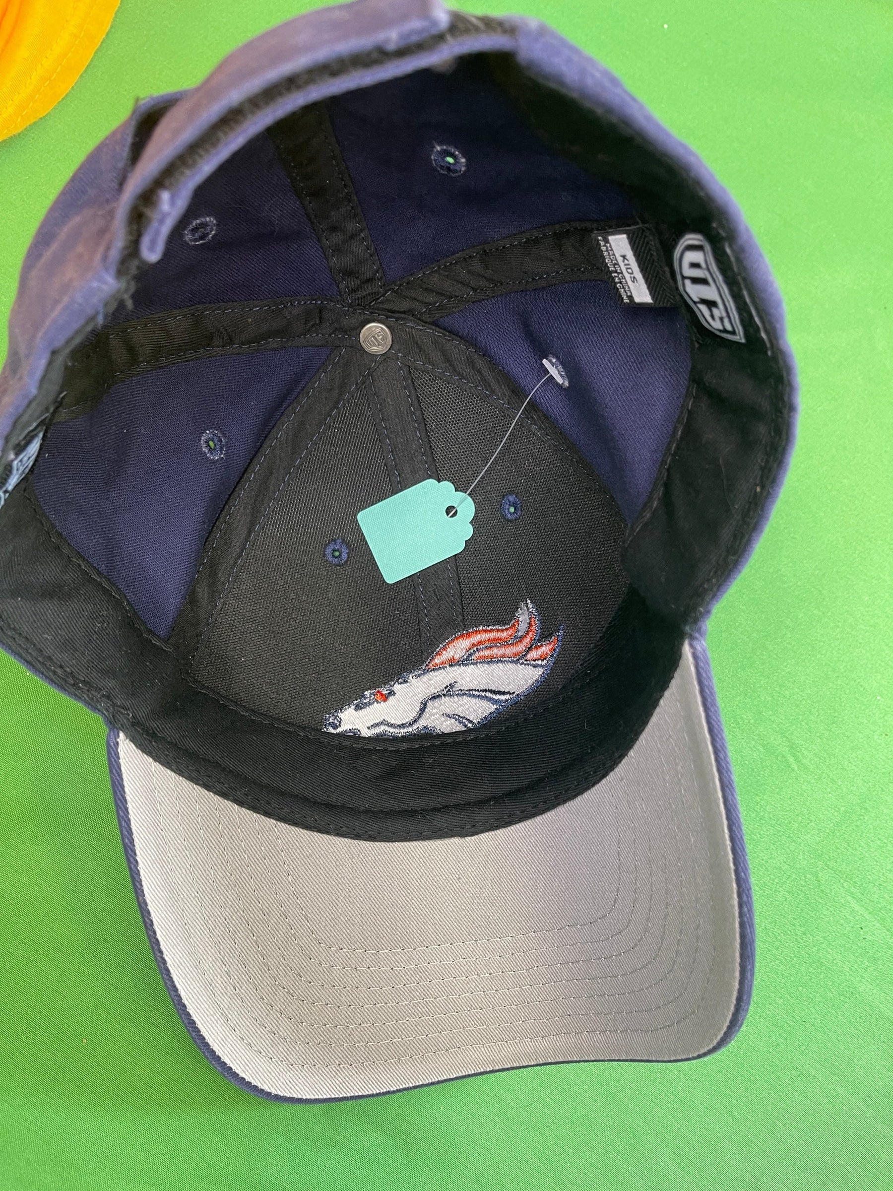 NFL Denver Broncos OTS 100% Cotton Baseball Hat/Cap Youth OSFA