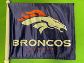 NFL Denver Broncos Double-Sided Car Auto Flag New w/o Tags
