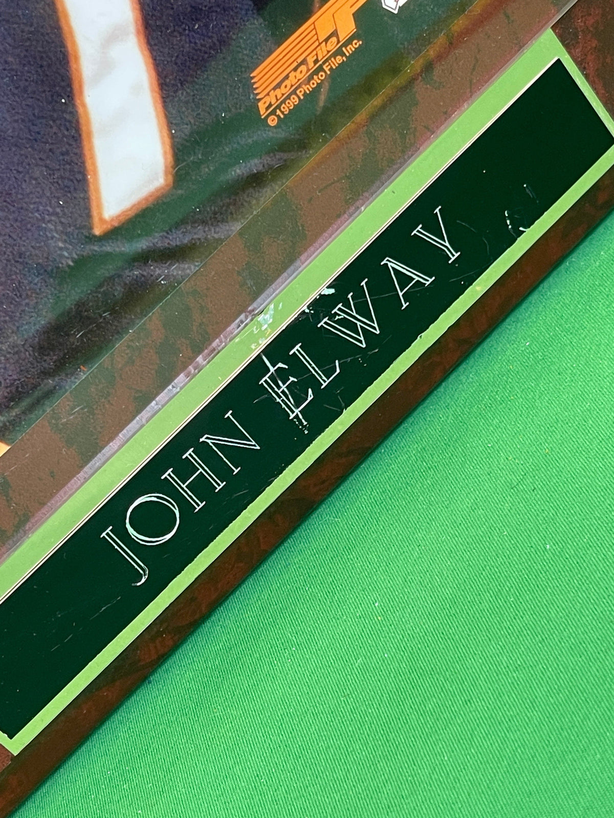 NFL Denver Broncos John Elway #7 Super Bowl XXXIII Plaque