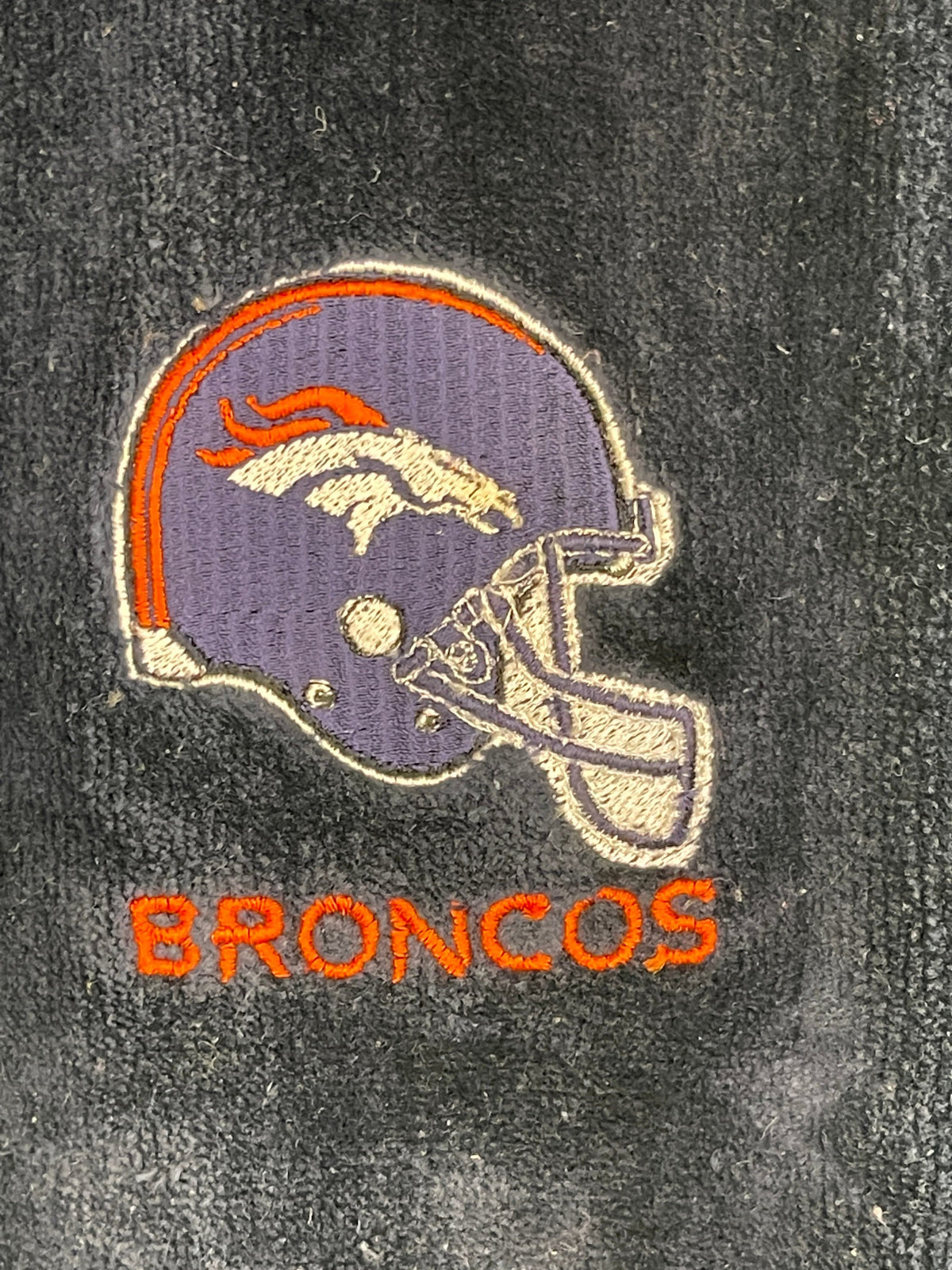 NFL Denver Broncos Embroidered Golf Towel w/Hook Clip