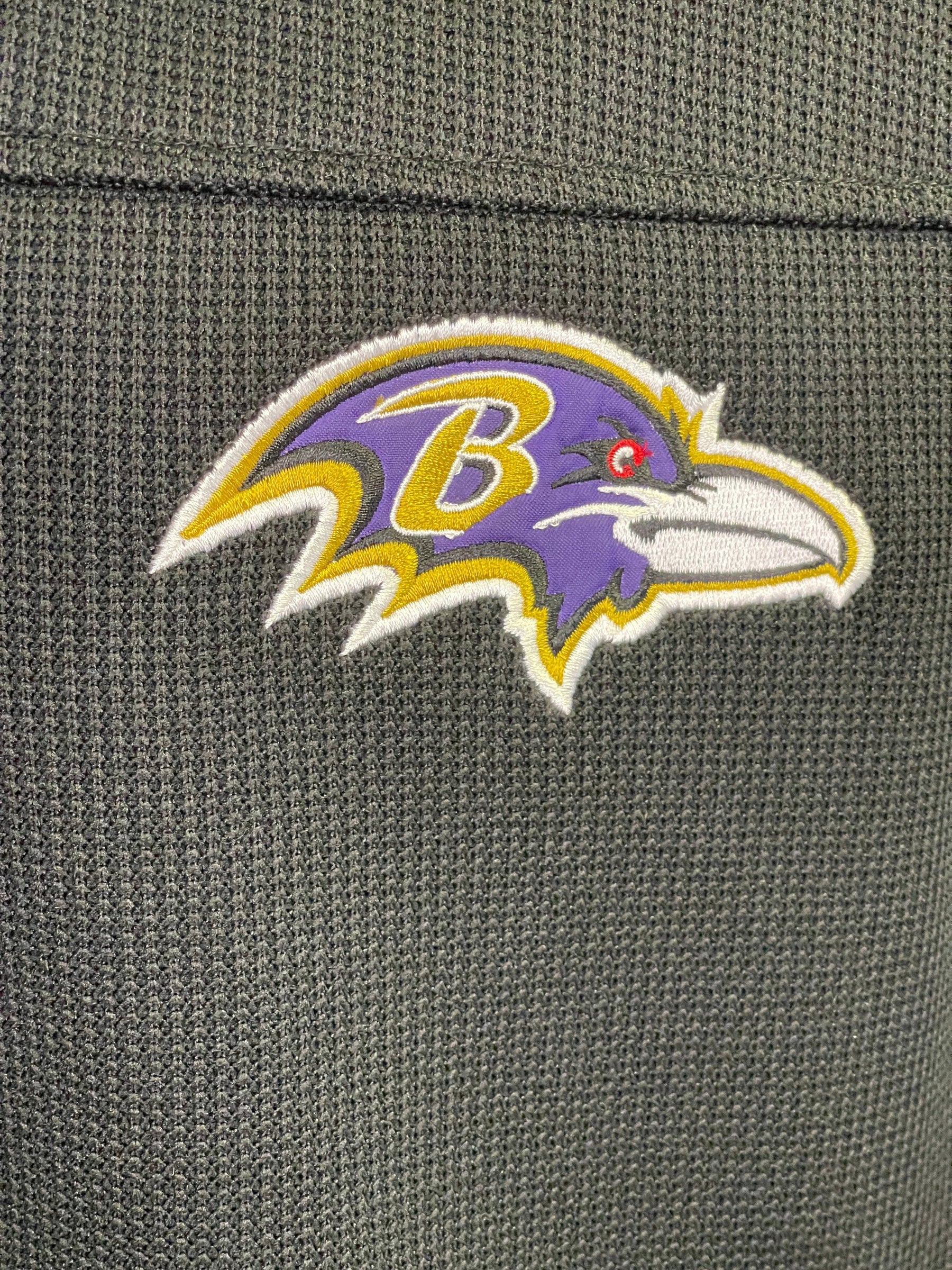 NFL Baltimore Ravens 1/2 Zip Pullover Sweater Jumper Men's X-Large