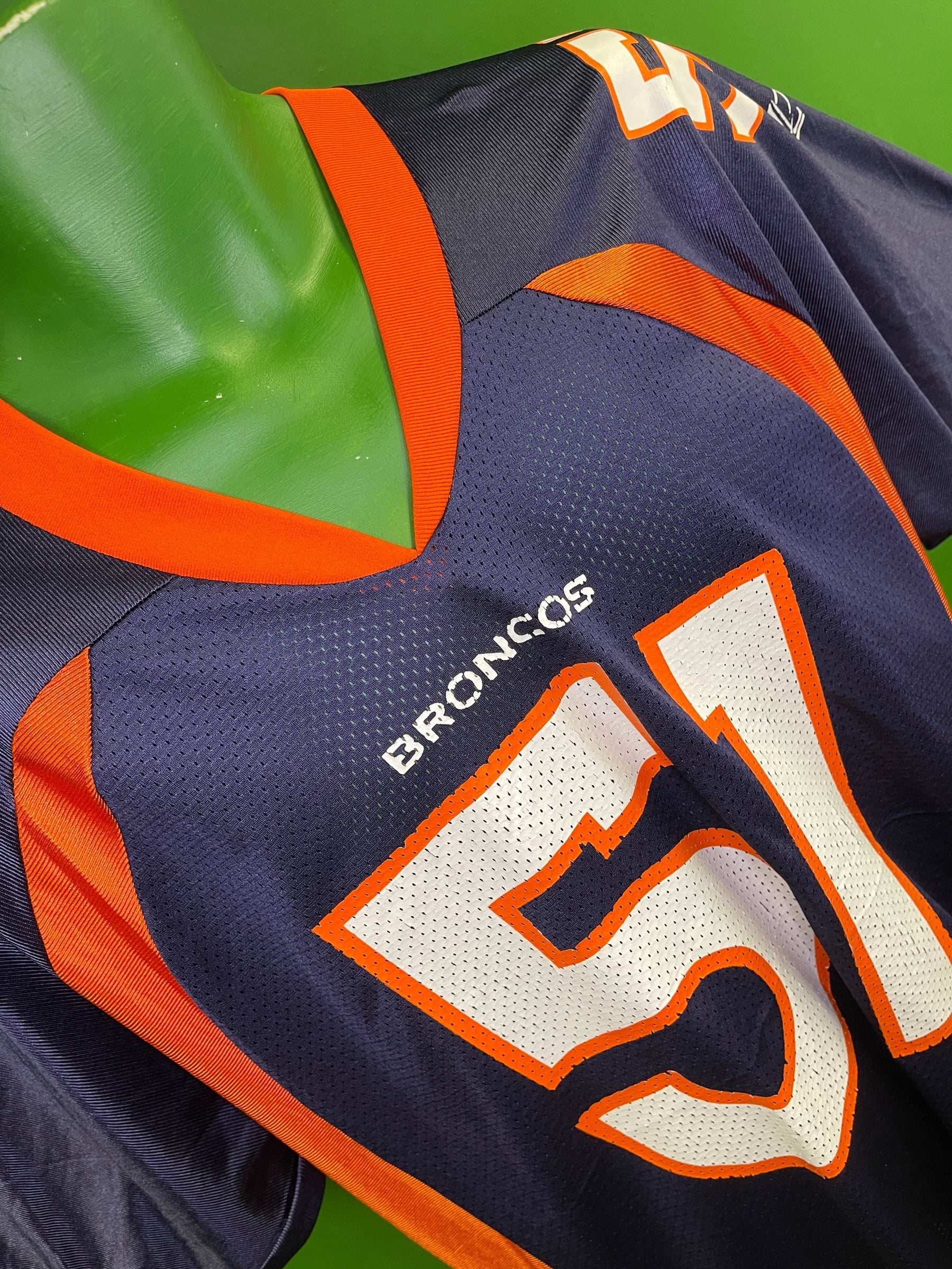 NFL Denver Broncos John Mobley #51 Logo Athletic Jersey Men's Large