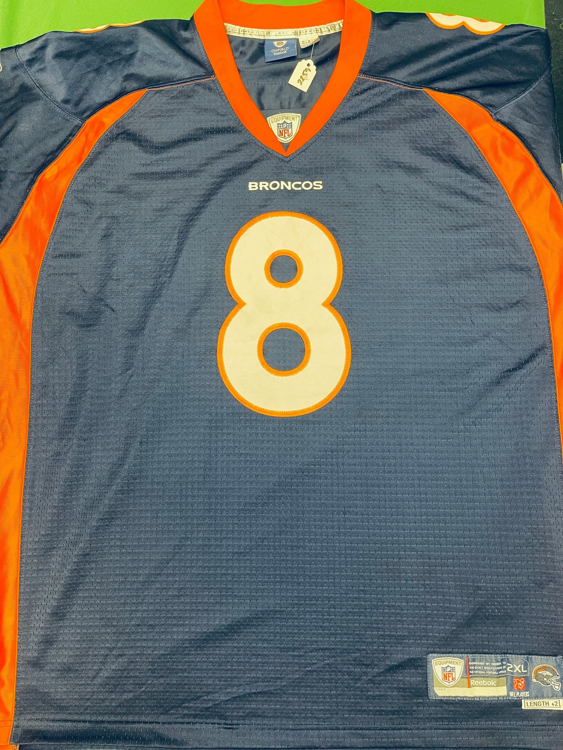 NFL Denver Broncos Kyle Orton #8 Reebok Stitched Jersey Men's 2X-Large