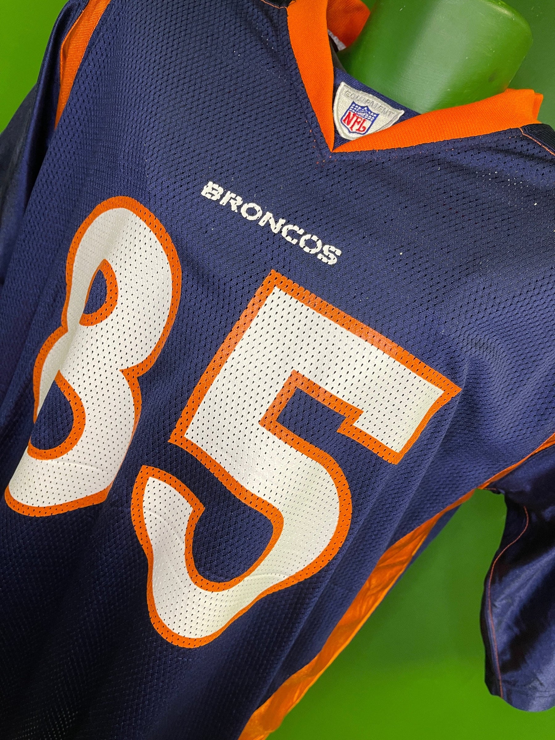 NFL Denver Broncos Ashley Lelie #85 Reebok Jersey Men's X-Large