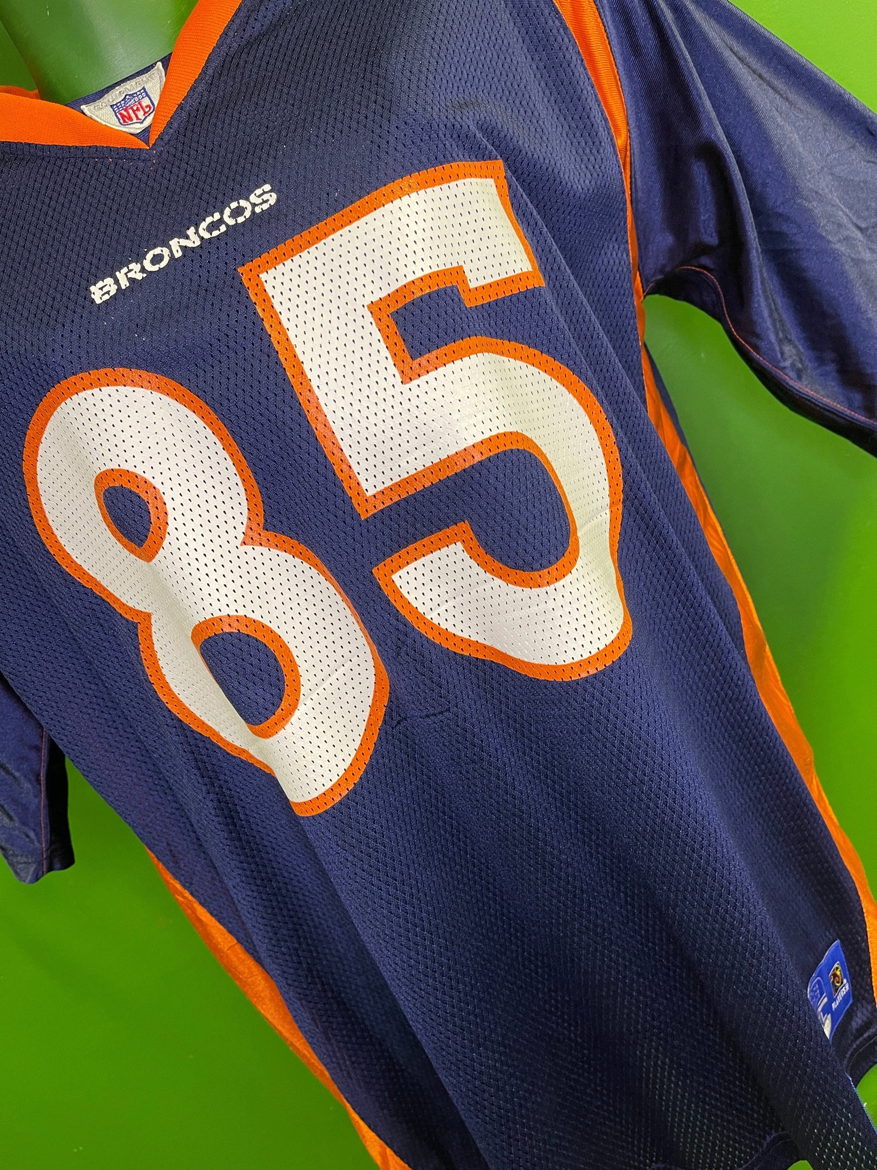 NFL Denver Broncos Ashley Lelie #85 Reebok Jersey Men's X-Large