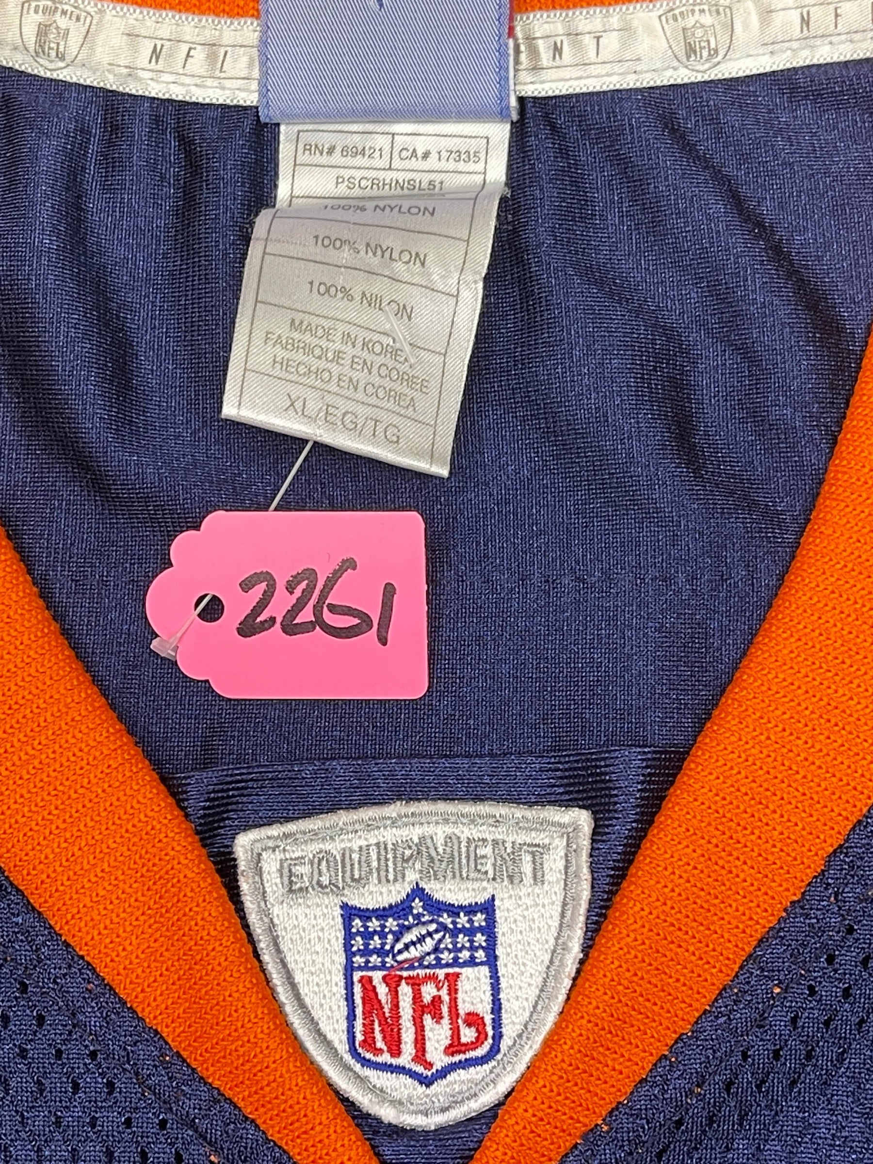 NFL Denver Broncos Ashley Lelie #85 Reebok Jersey Men's X-Large