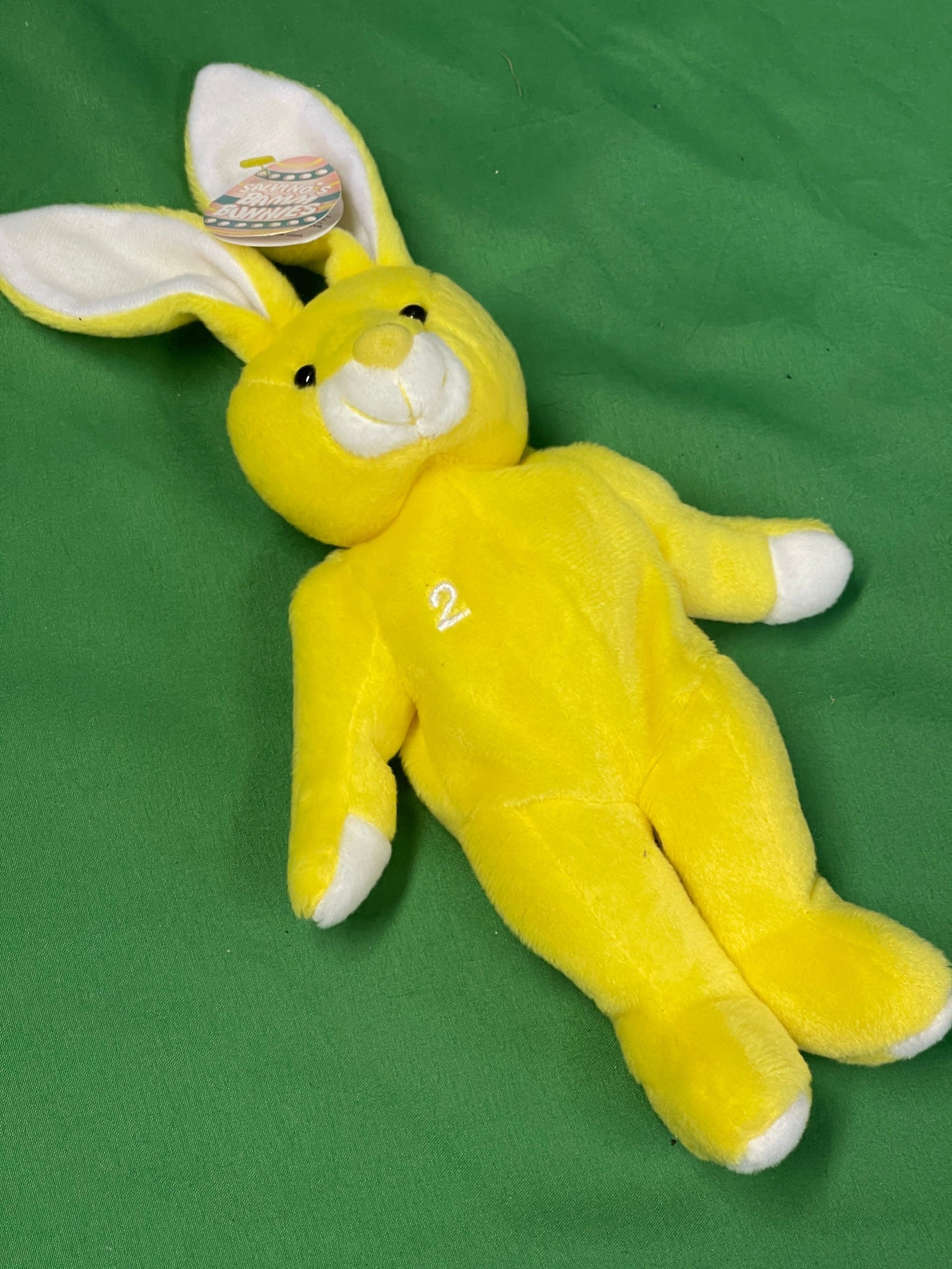 MLB New York Yankees Derek Jeter #2 Bamm Bunnies Cuddly Toy Beanie NWT