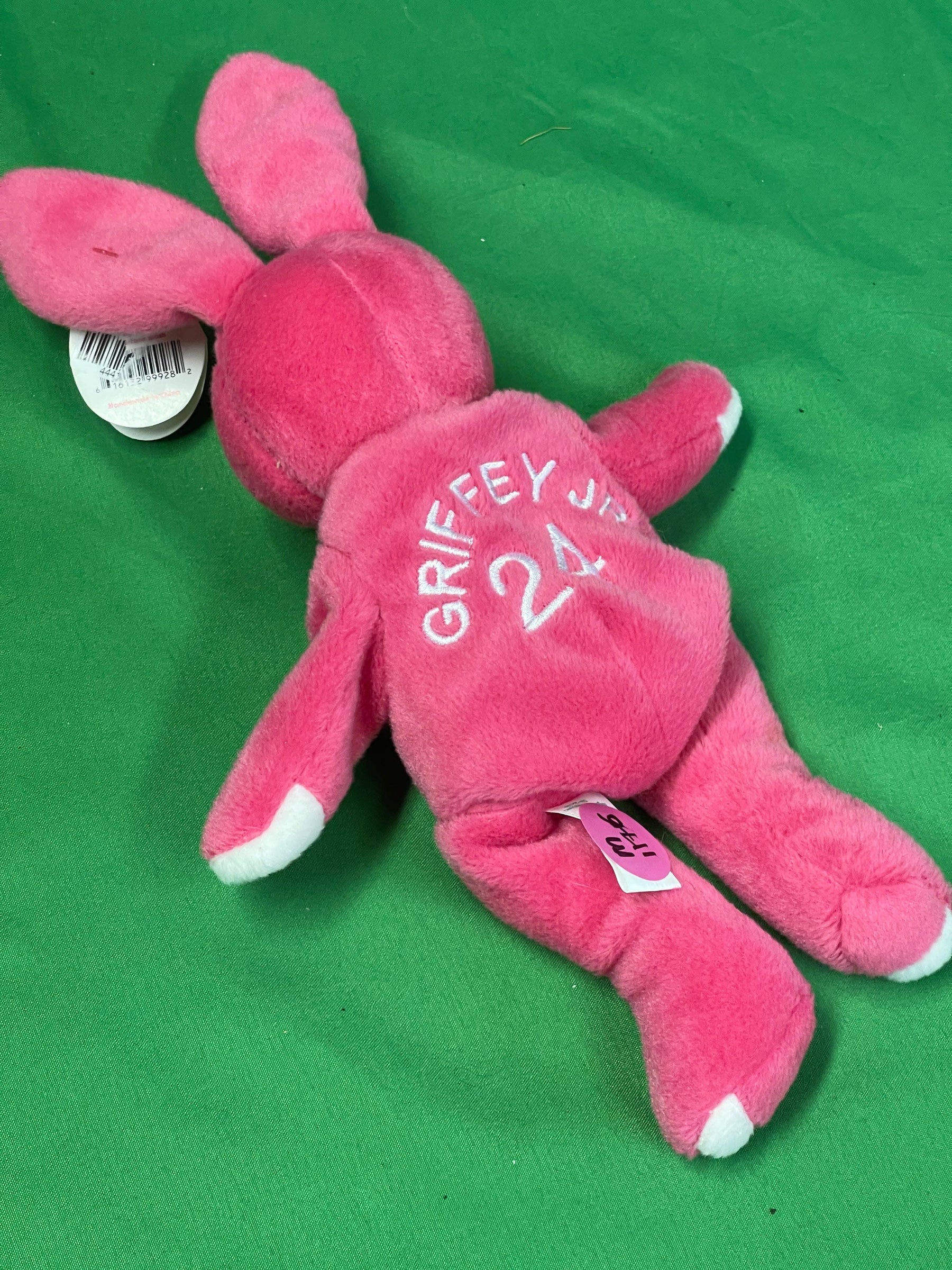 MLB Seattle Mariners Ken Griffey Jr #24 Bamm Bunnies Cuddly Toy Beanie NWT