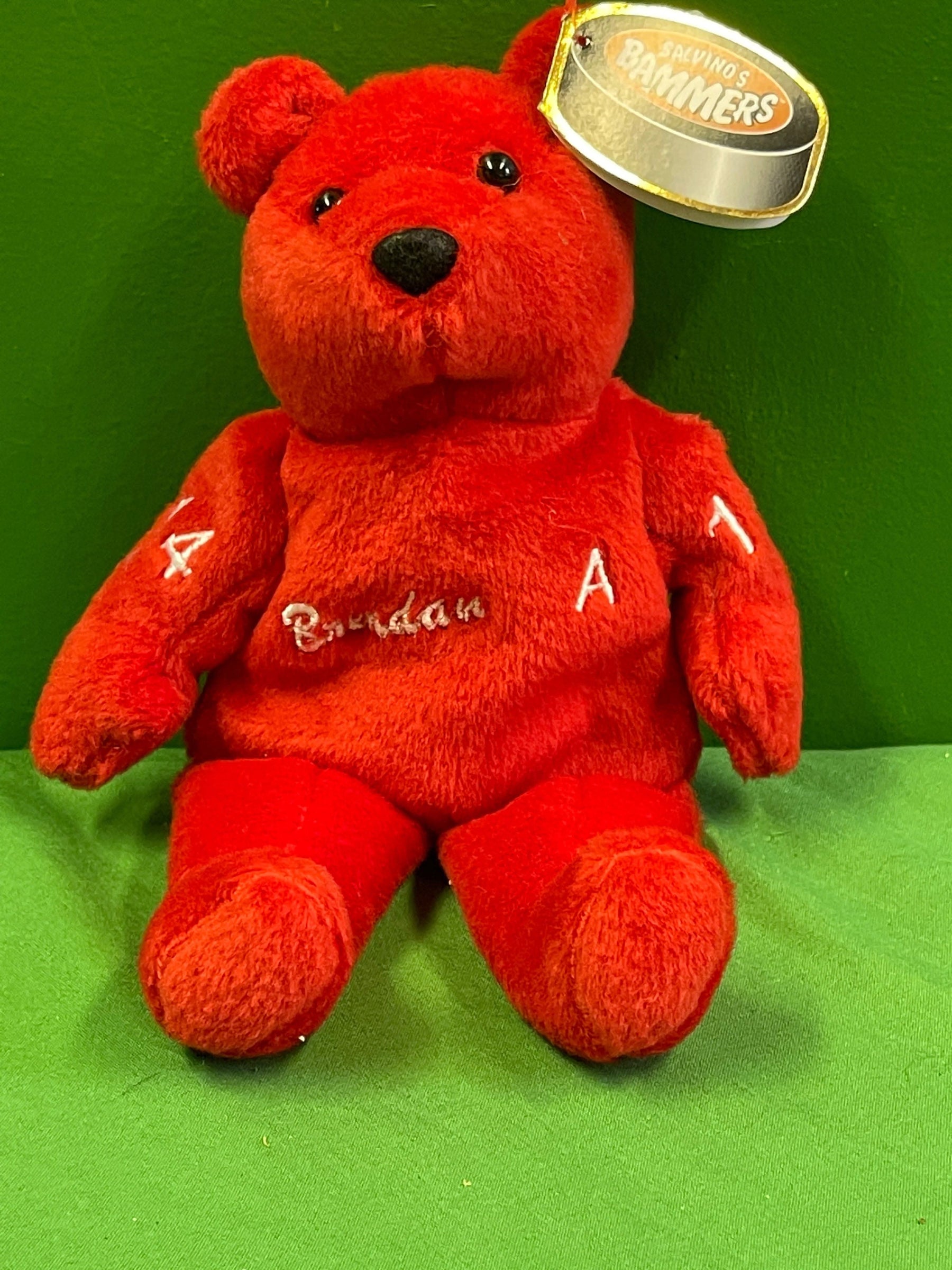 NHL Detroit Red Wings Brendan Shanahan #14 Bamm Beanos Cuddly Toy Beanie NWT