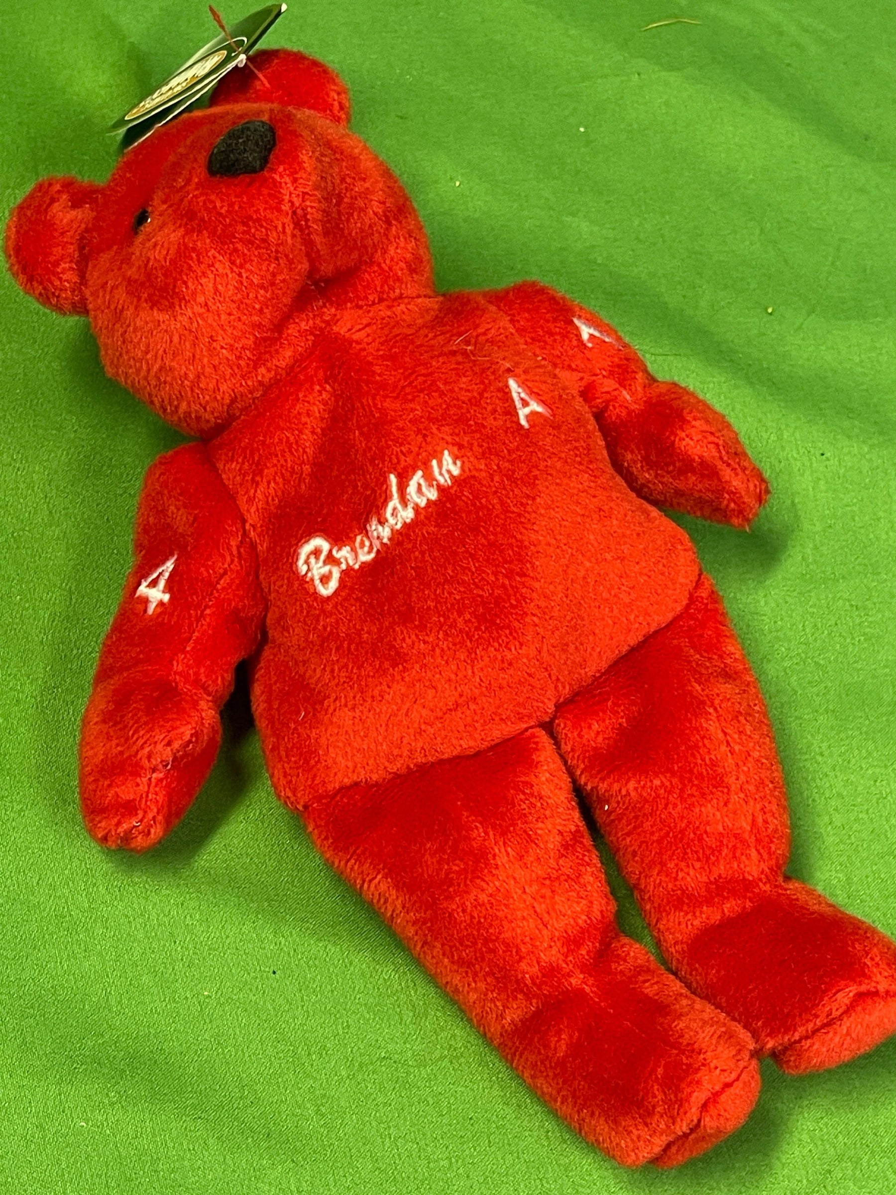 NHL Detroit Red Wings Brendan Shanahan #14 Bamm Beanos Cuddly Toy Beanie NWT
