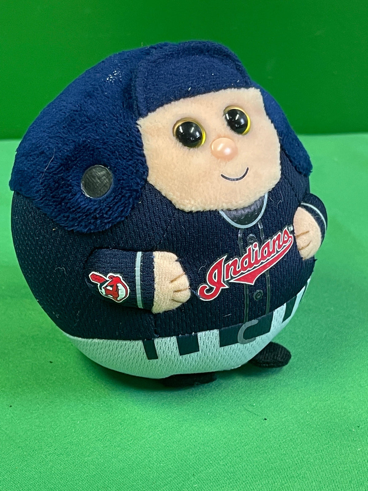 MLB Cleveland Guardians (Indians) Ty Ball Cuddly Toy 5"