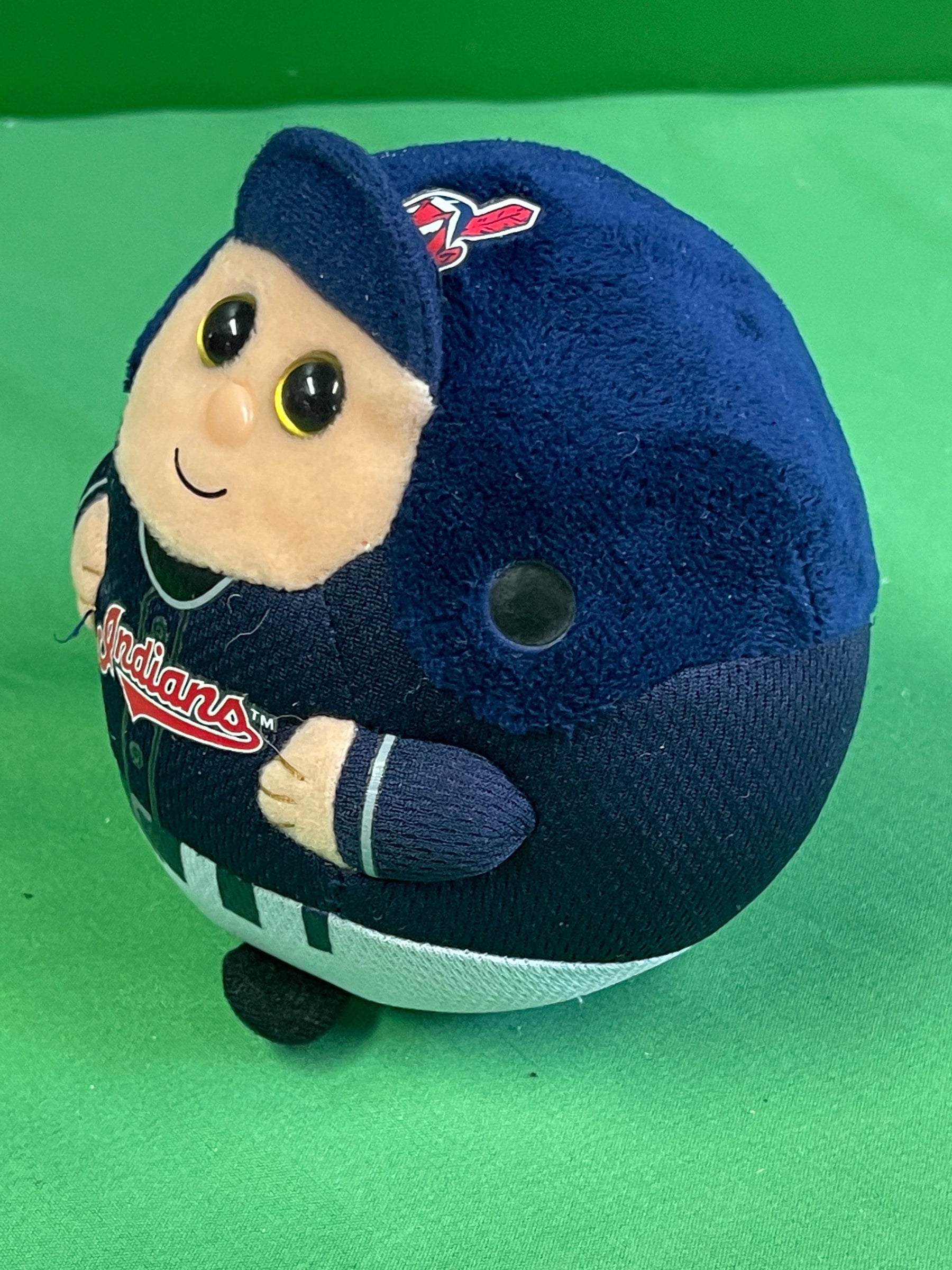 MLB Cleveland Guardians (Indians) Ty Ball Cuddly Toy 5"